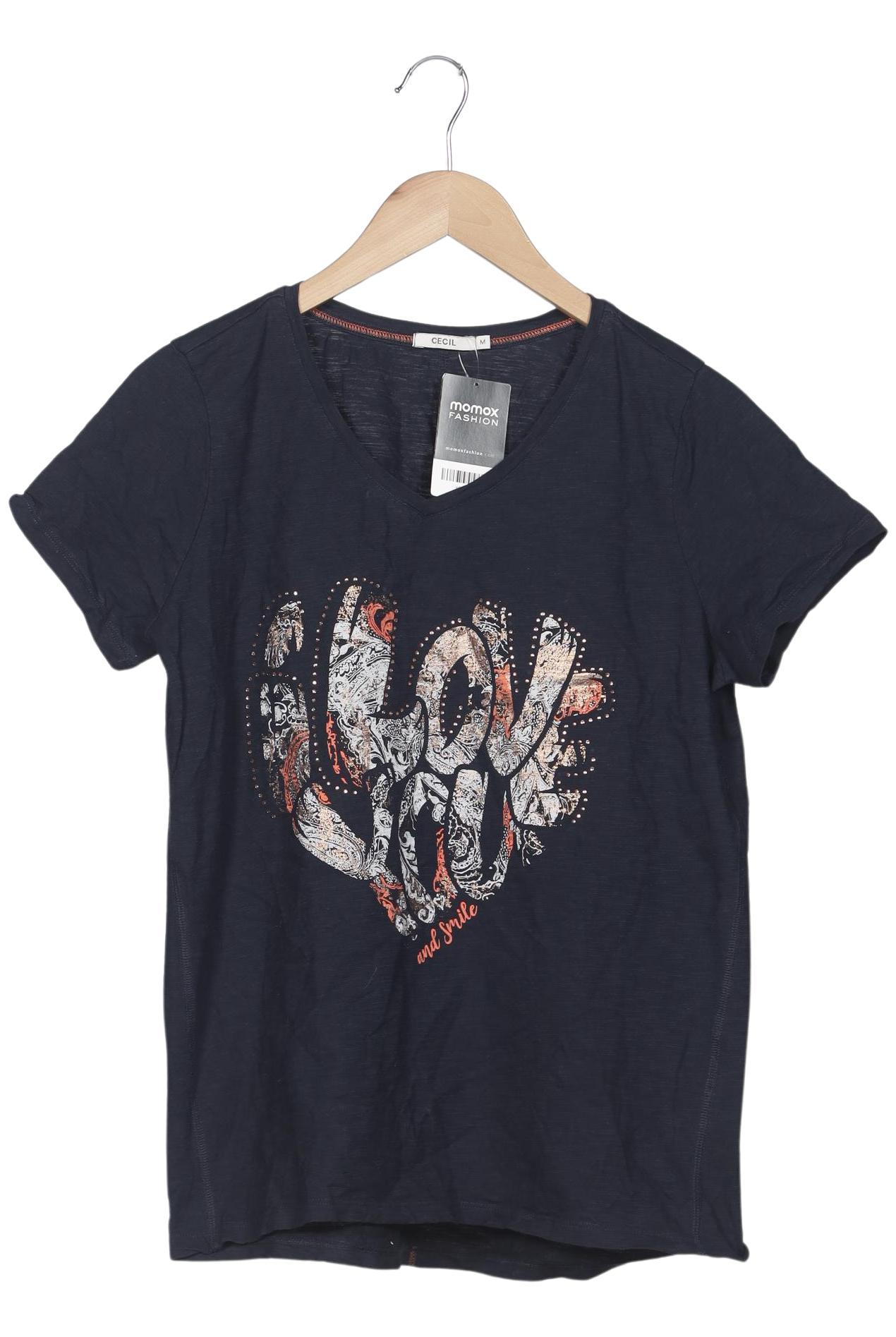 

Cecil Damen T-Shirt, marineblau, Gr. 38