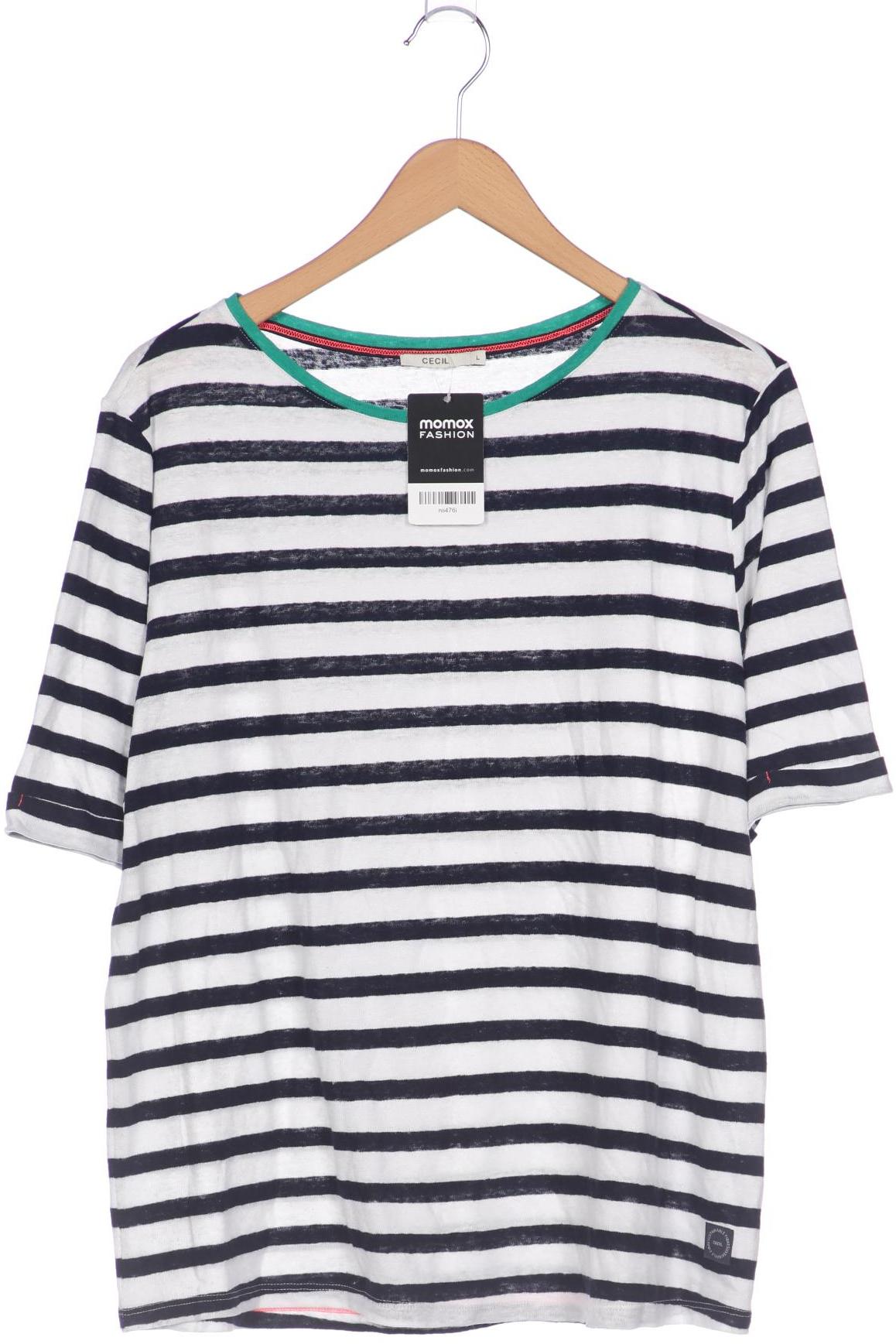 

Cecil Damen T-Shirt, weiß, Gr. 42