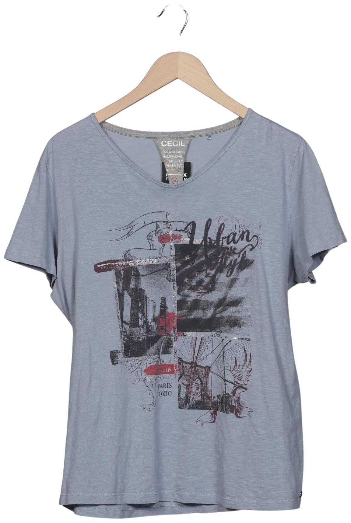 

Cecil Damen T-Shirt, hellblau, Gr. 44