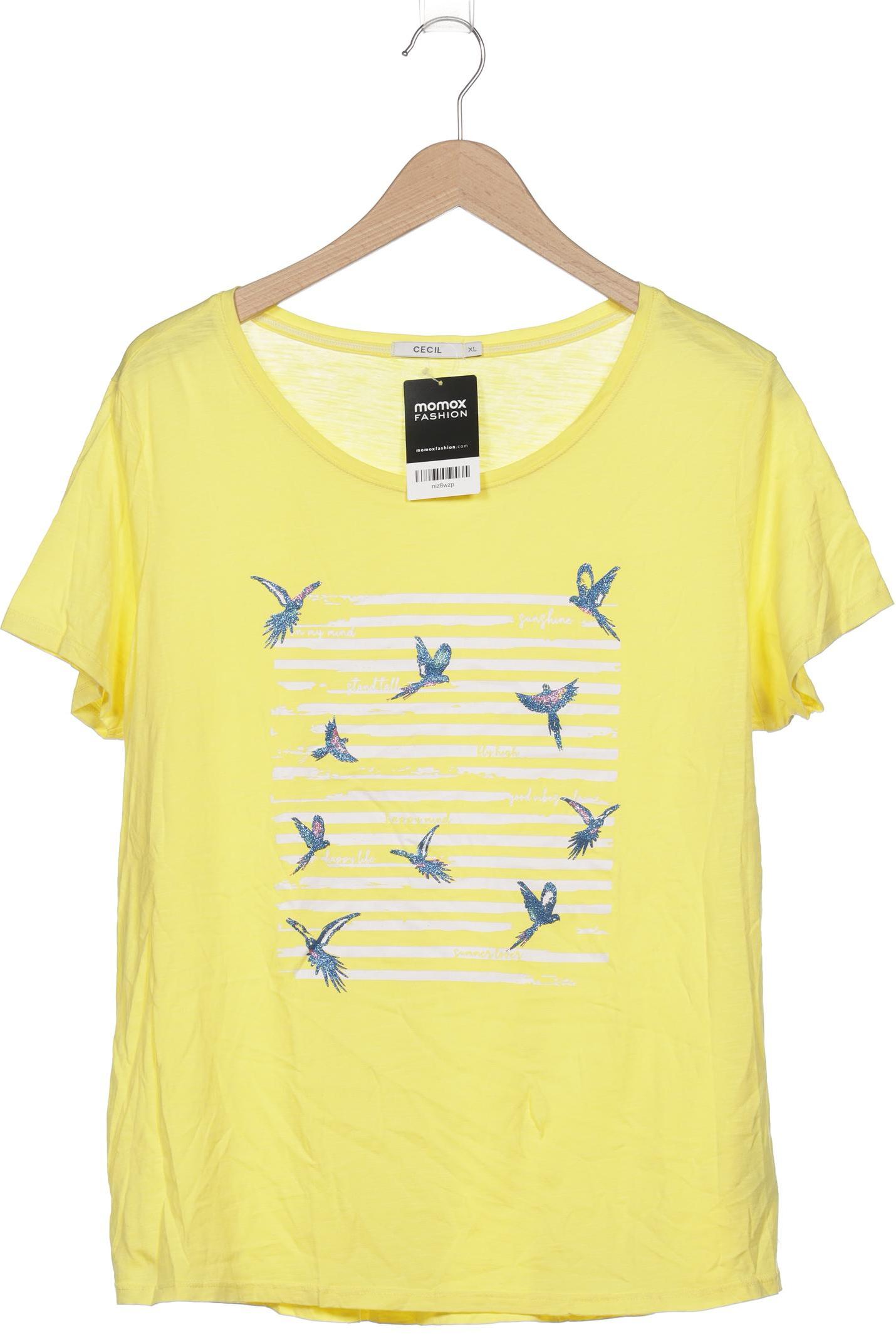 

Cecil Damen T-Shirt, gelb, Gr. 44