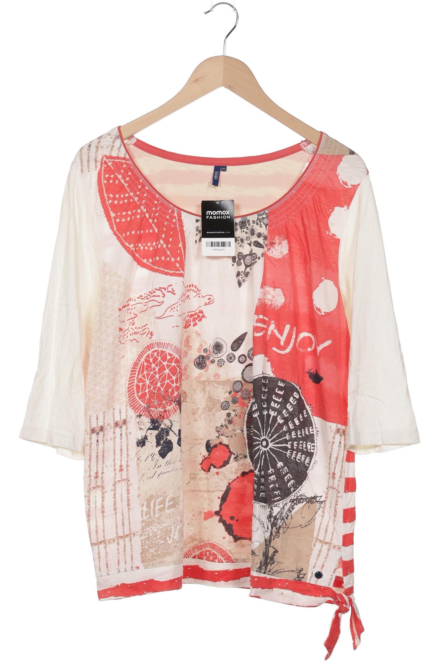 

Cecil Damen T-Shirt, mehrfarbig, Gr. 46