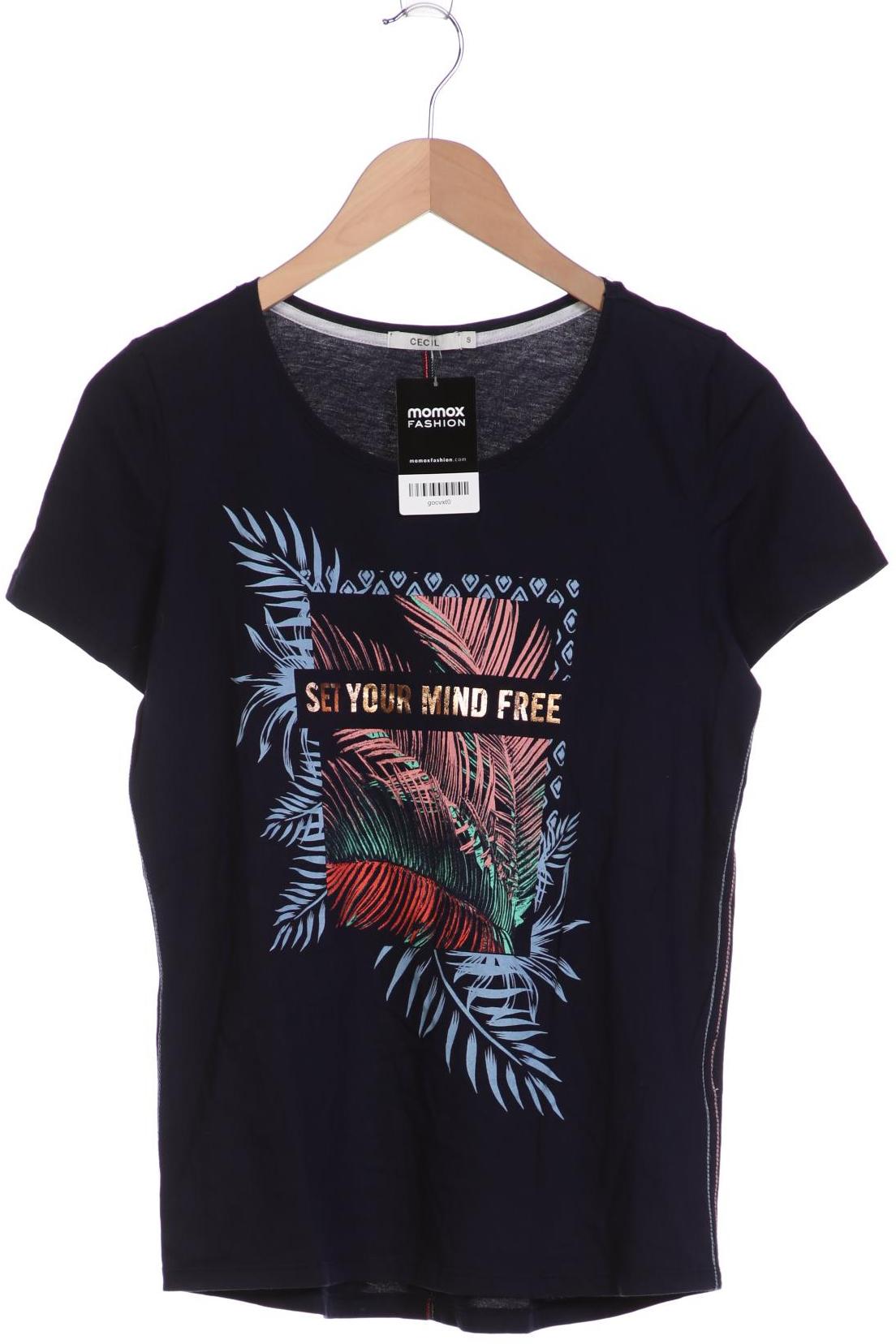 

Cecil Damen T-Shirt, marineblau, Gr. 36