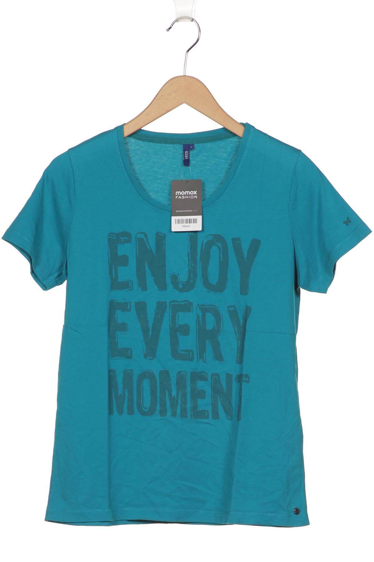 

Cecil Damen T-Shirt, blau, Gr. 42