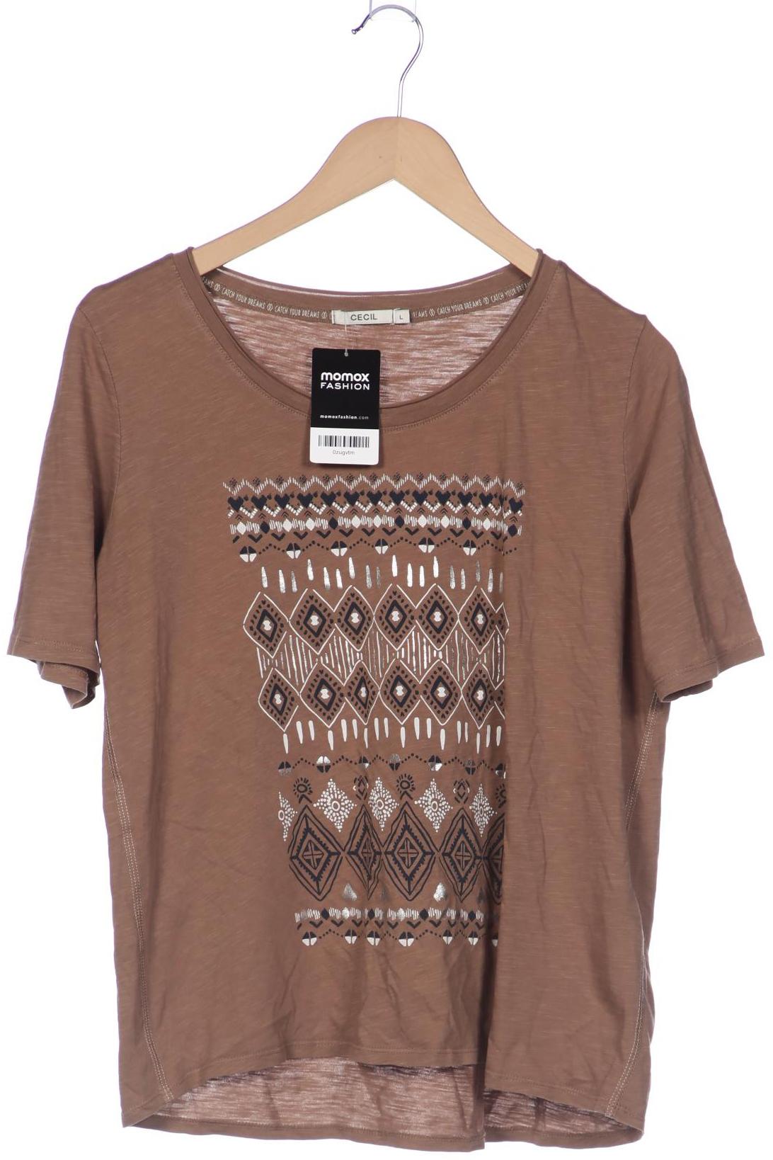 

Cecil Damen T-Shirt, braun, Gr. 42