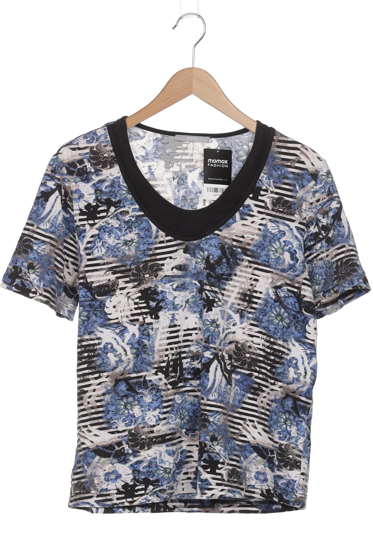 

Cecil Damen T-Shirt, blau, Gr. 46