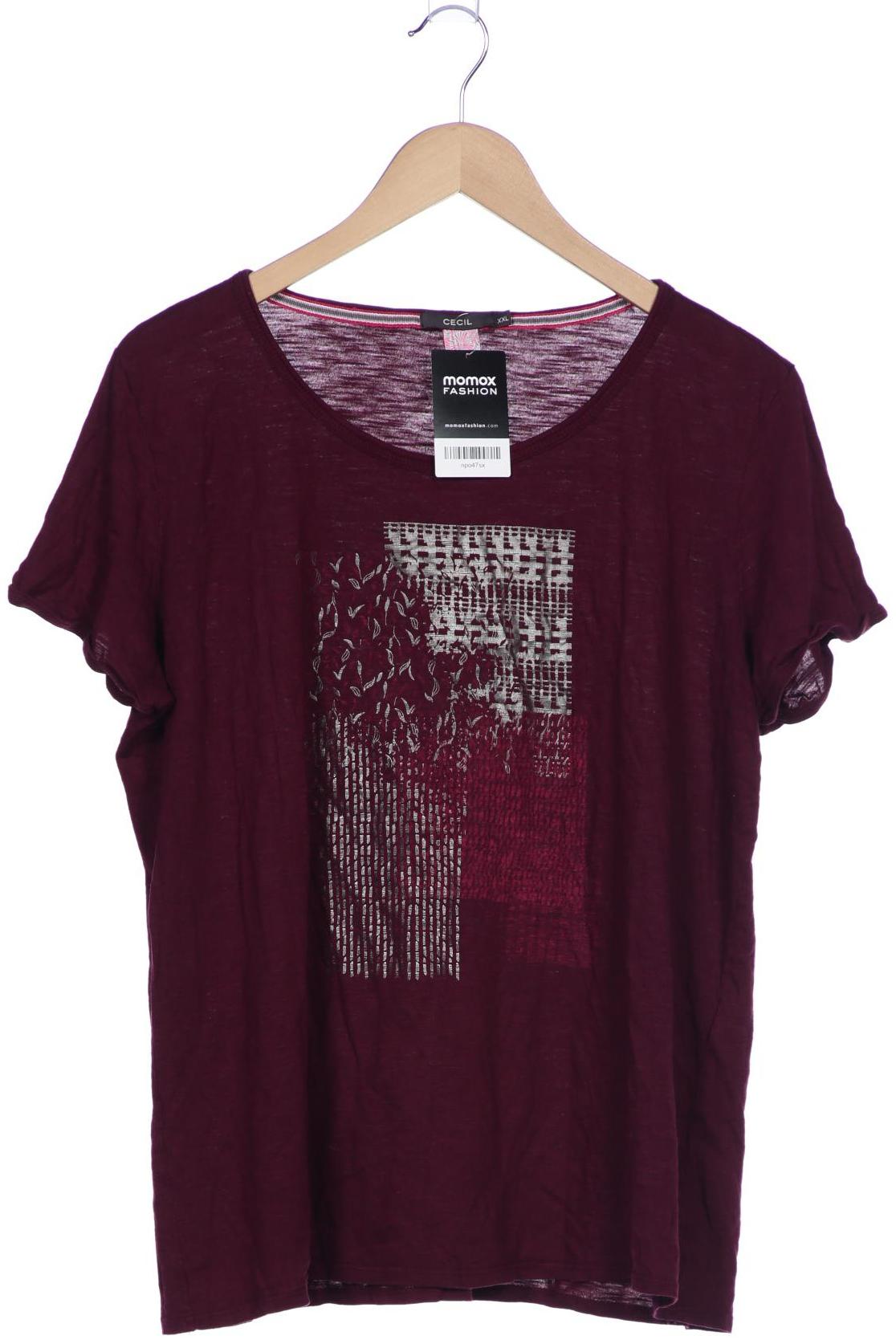 

Cecil Damen T-Shirt, bordeaux, Gr. 46