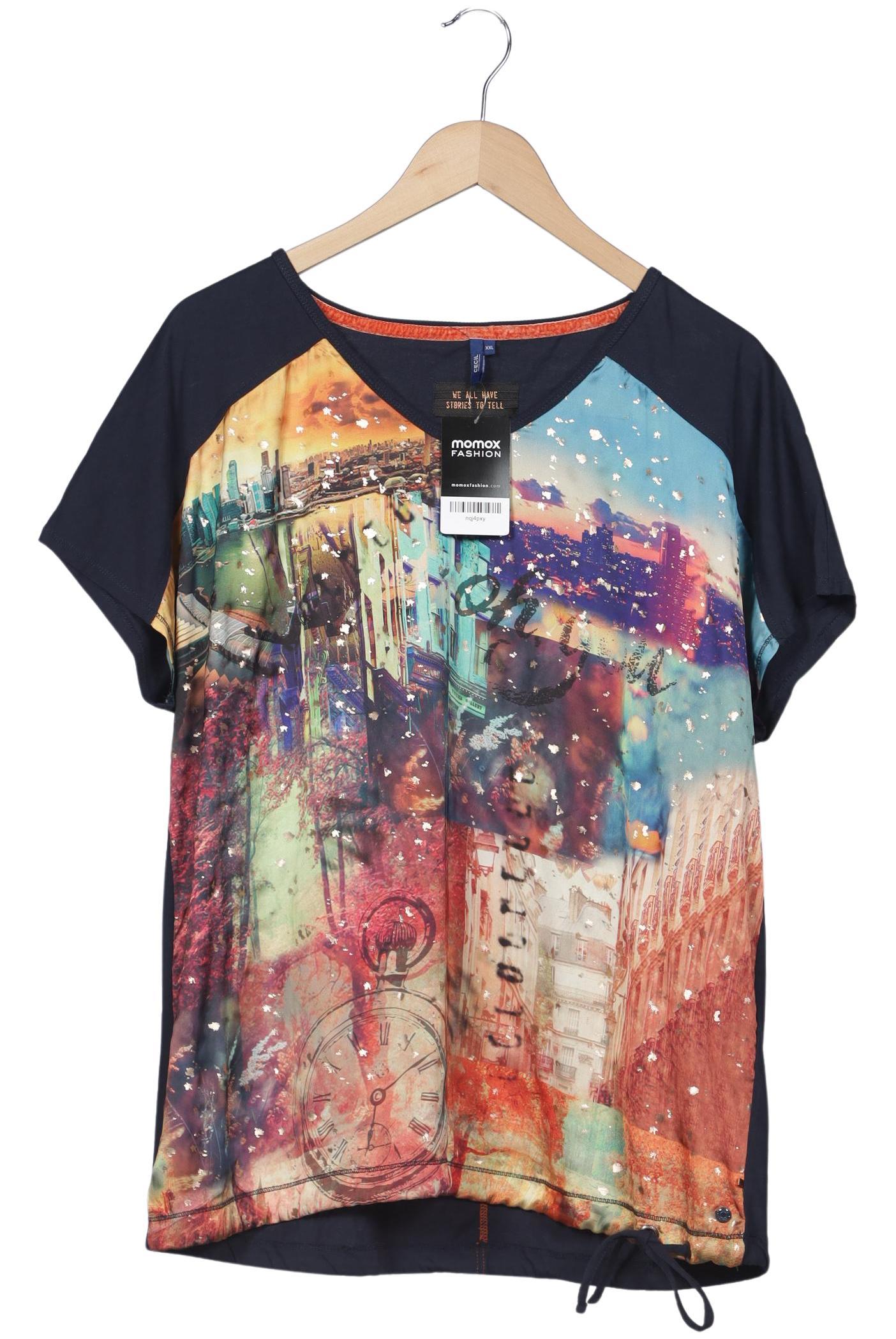 

Cecil Damen T-Shirt, marineblau, Gr. 46