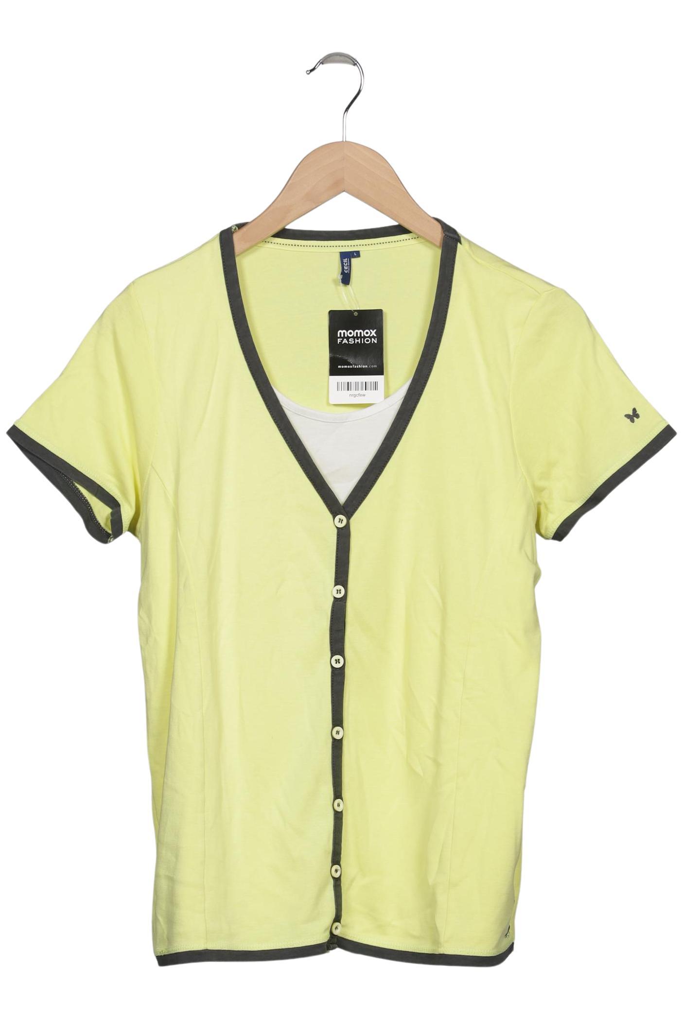 

Cecil Damen T-Shirt, gelb, Gr. 42