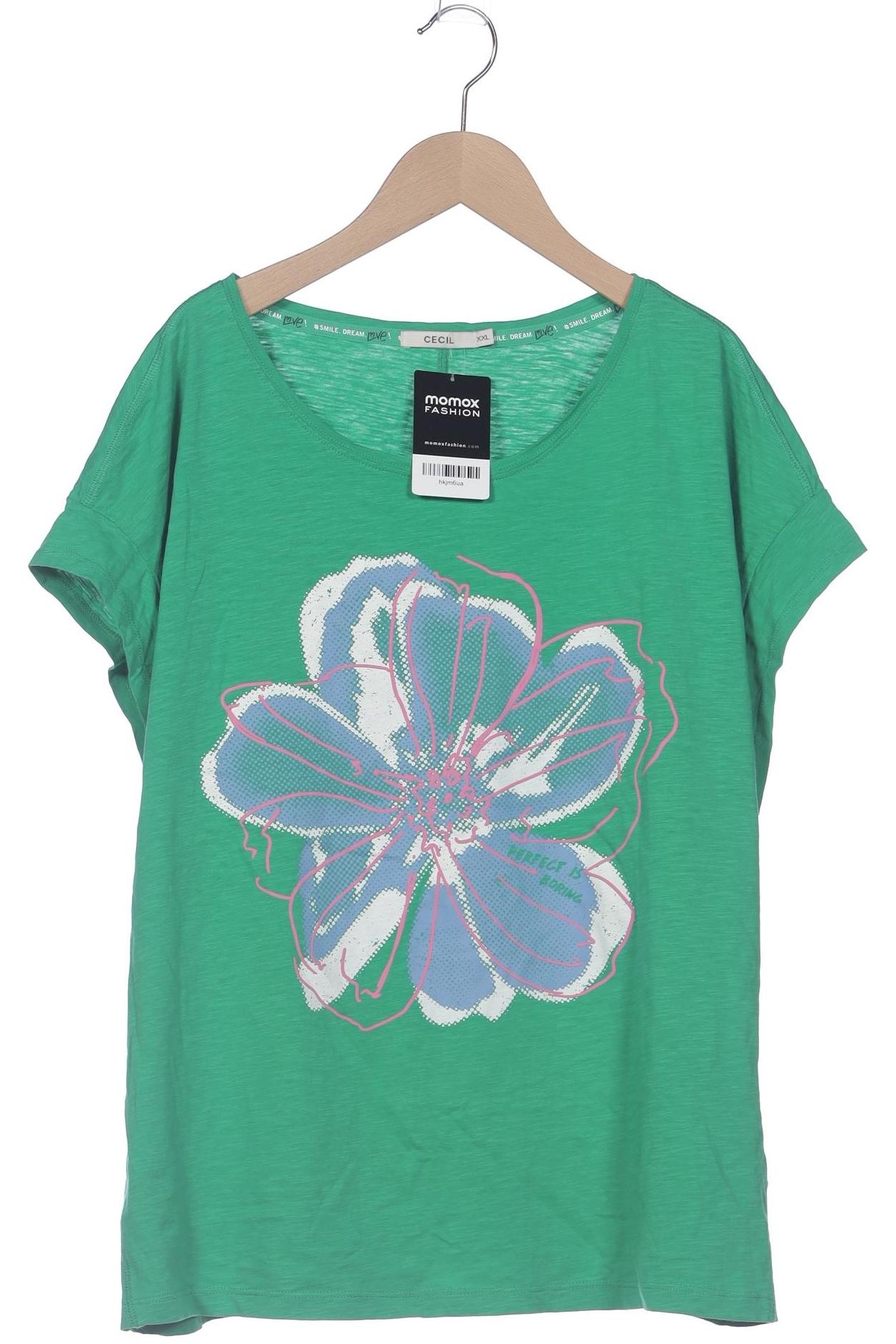 

Cecil Damen T-Shirt, grün, Gr. 46