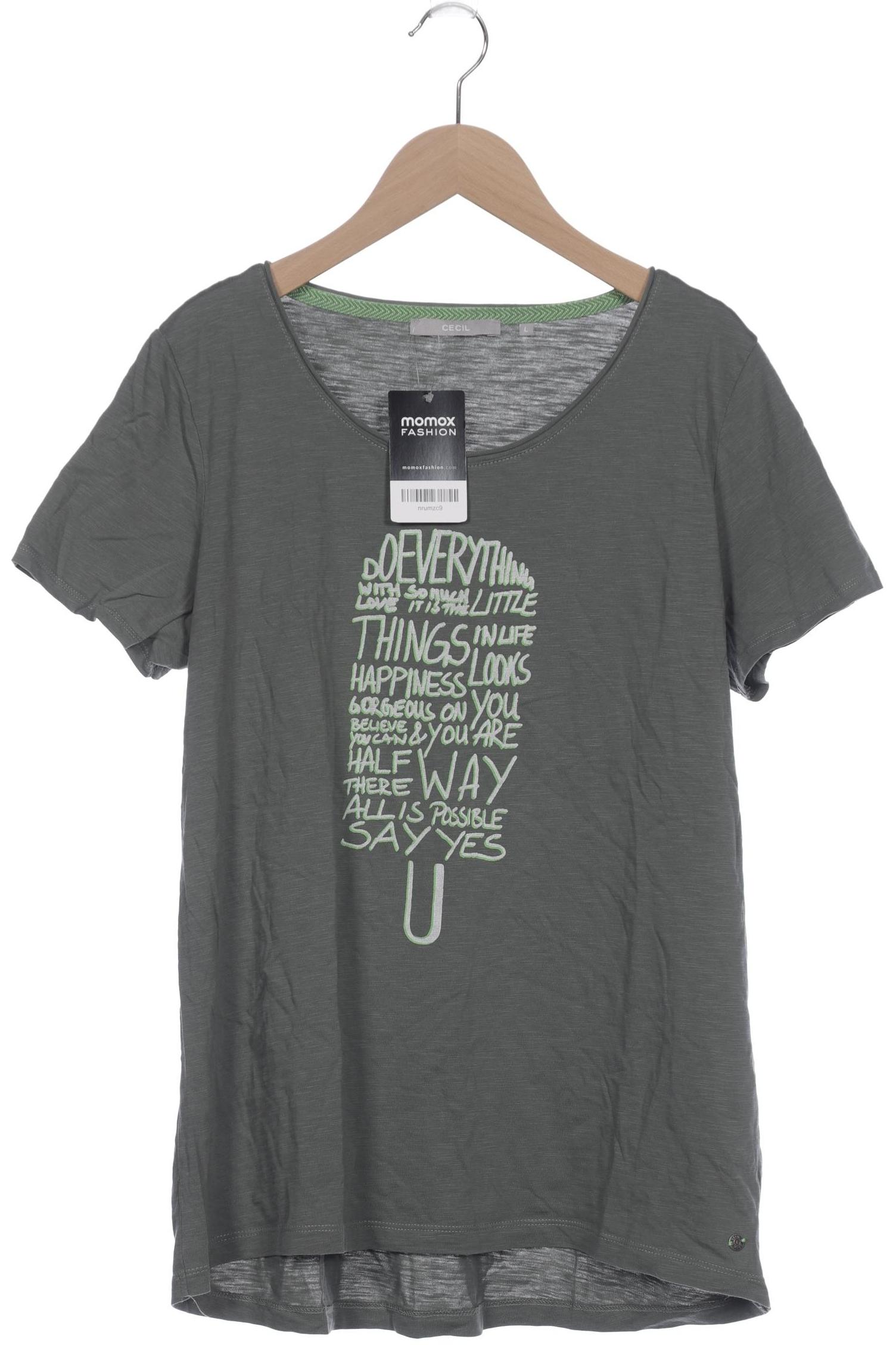 

Cecil Damen T-Shirt, grün, Gr. 42