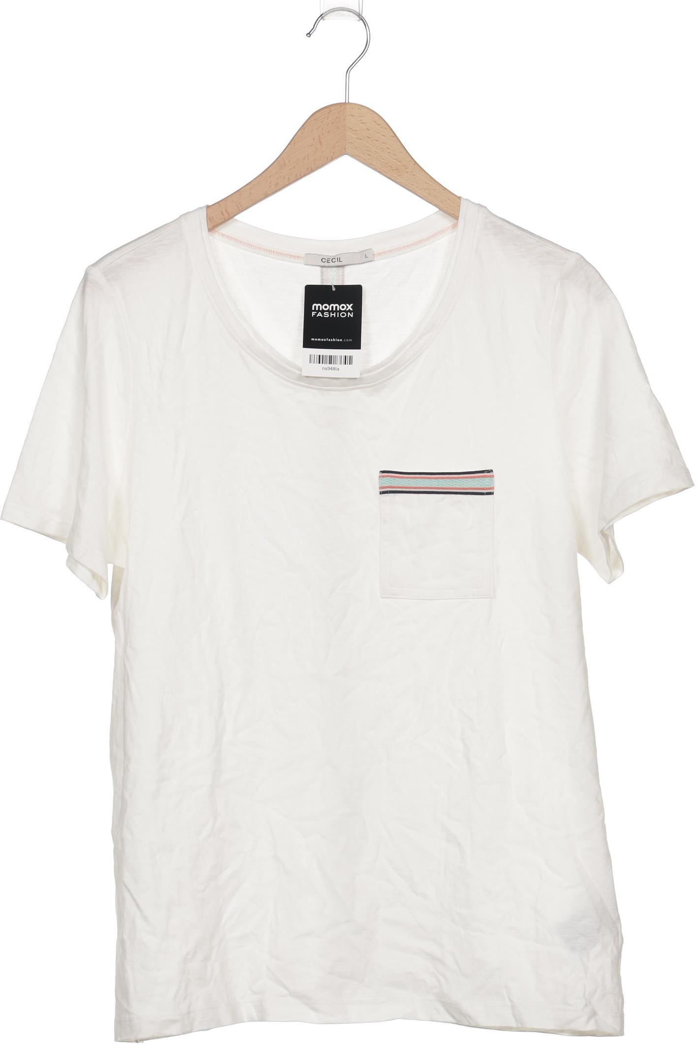 

Cecil Damen T-Shirt, weiß, Gr. 42