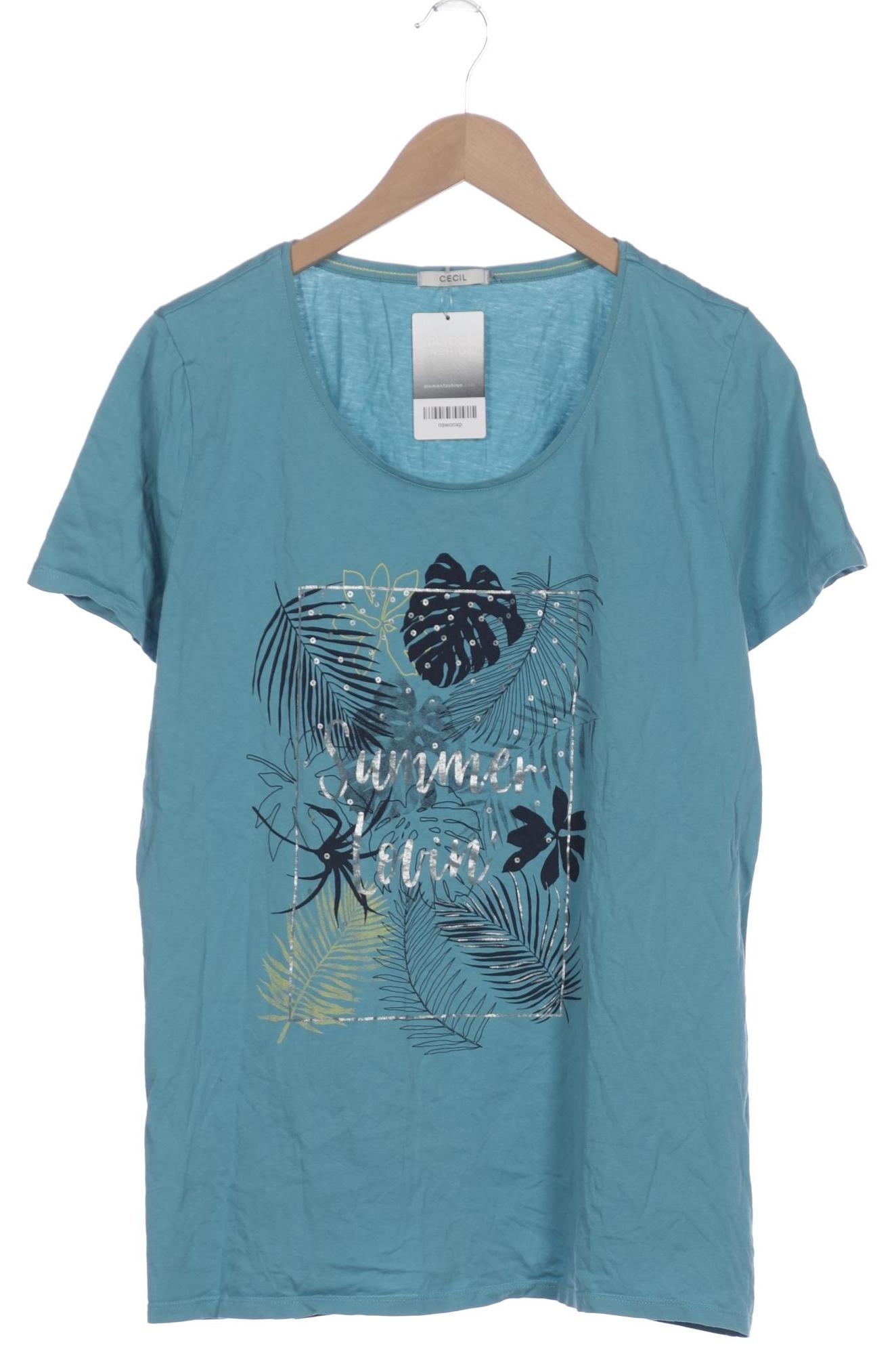 

Cecil Damen T-Shirt, blau, Gr. 44
