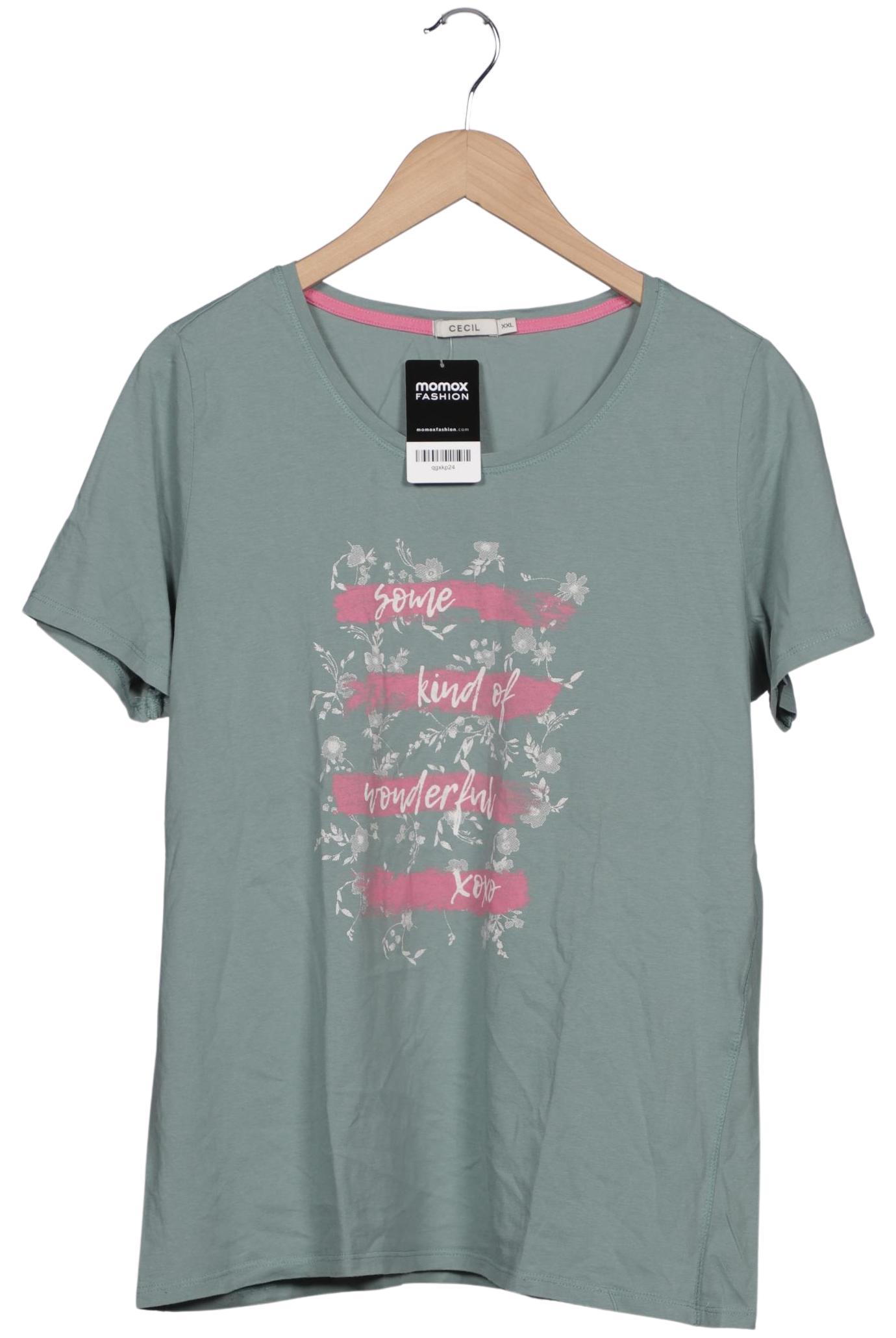 

Cecil Damen T-Shirt, türkis, Gr. 46