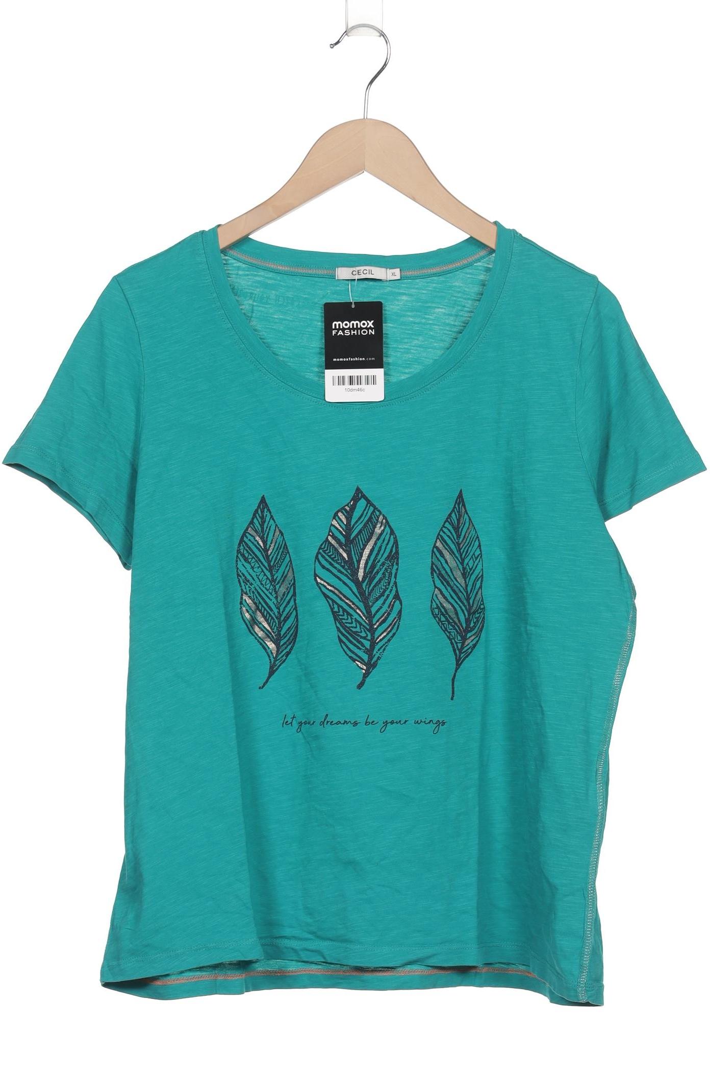 

Cecil Damen T-Shirt, türkis, Gr. 44