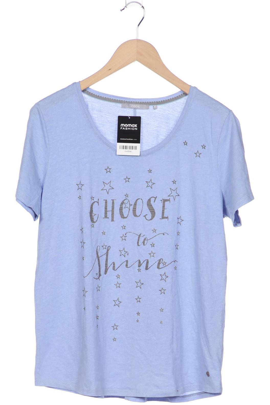 

CECIL Damen T-Shirt, hellblau