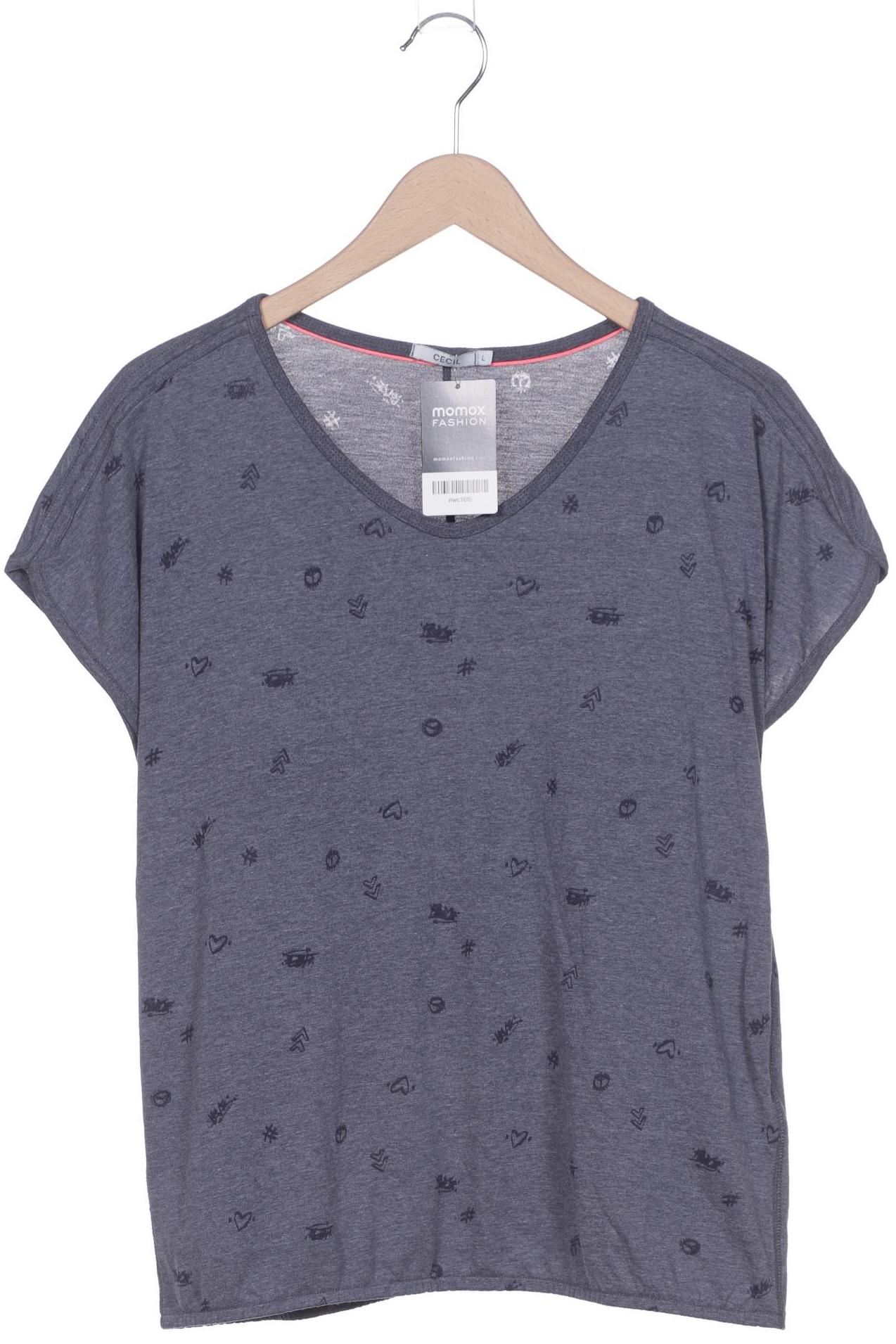 

CECIL Damen T-Shirt, blau