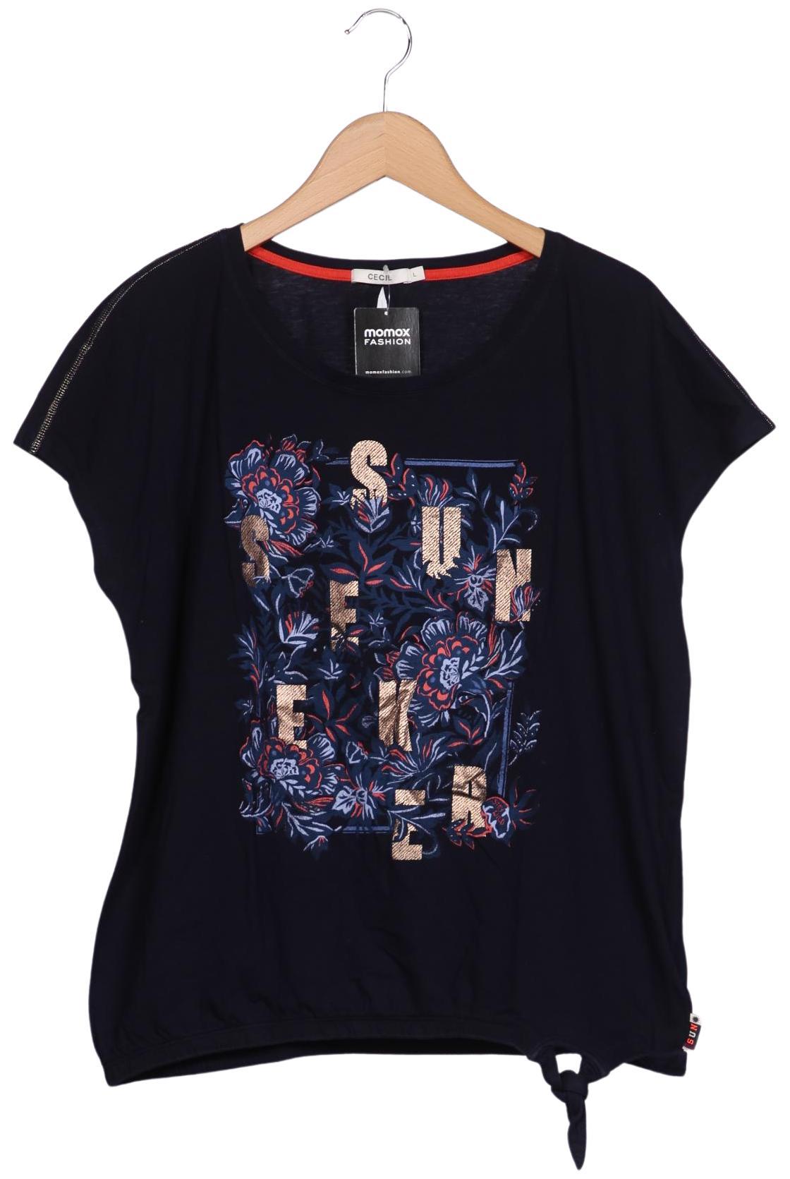 

Cecil Damen T-Shirt, marineblau, Gr. 42