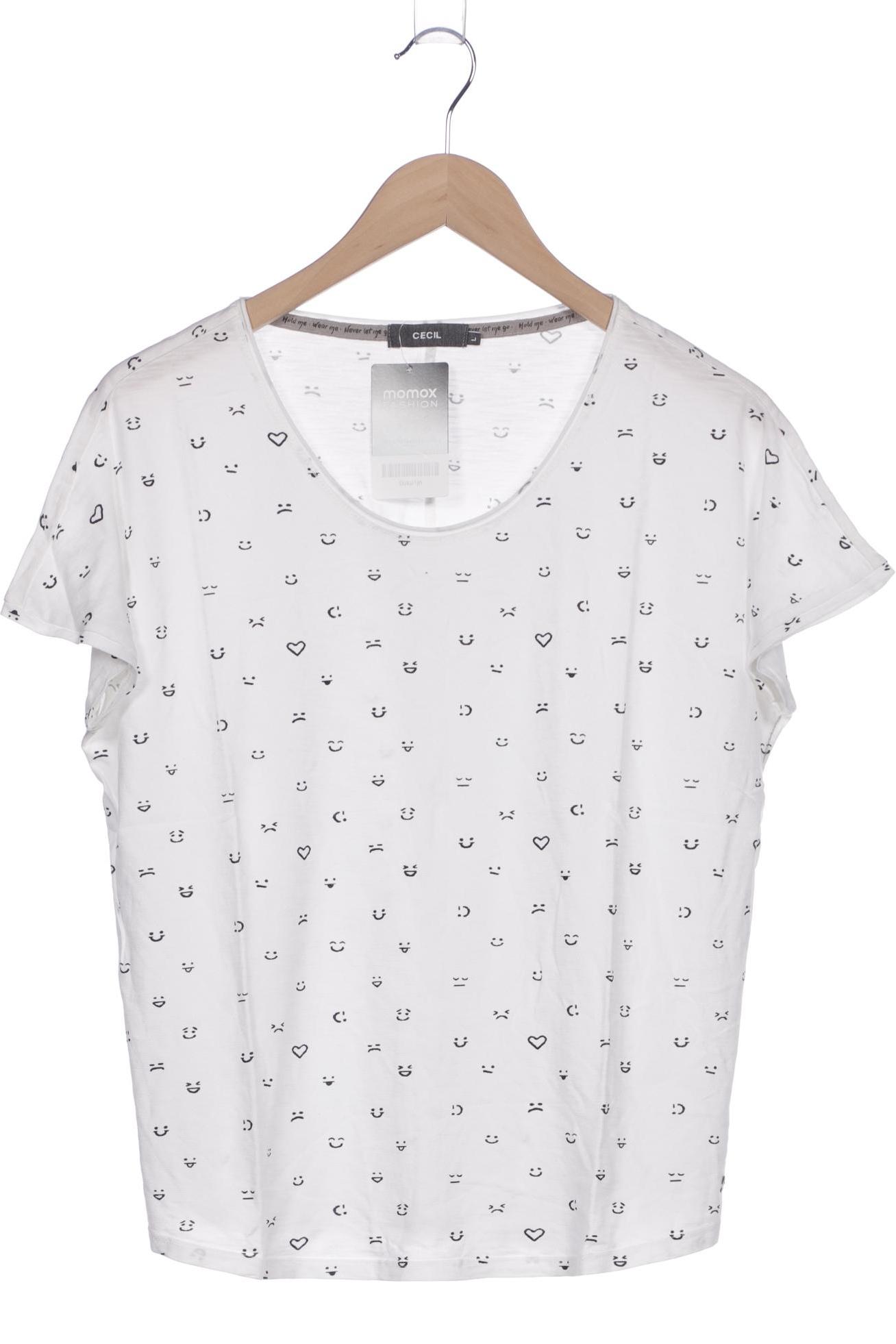 

Cecil Damen T-Shirt, weiß, Gr. 42