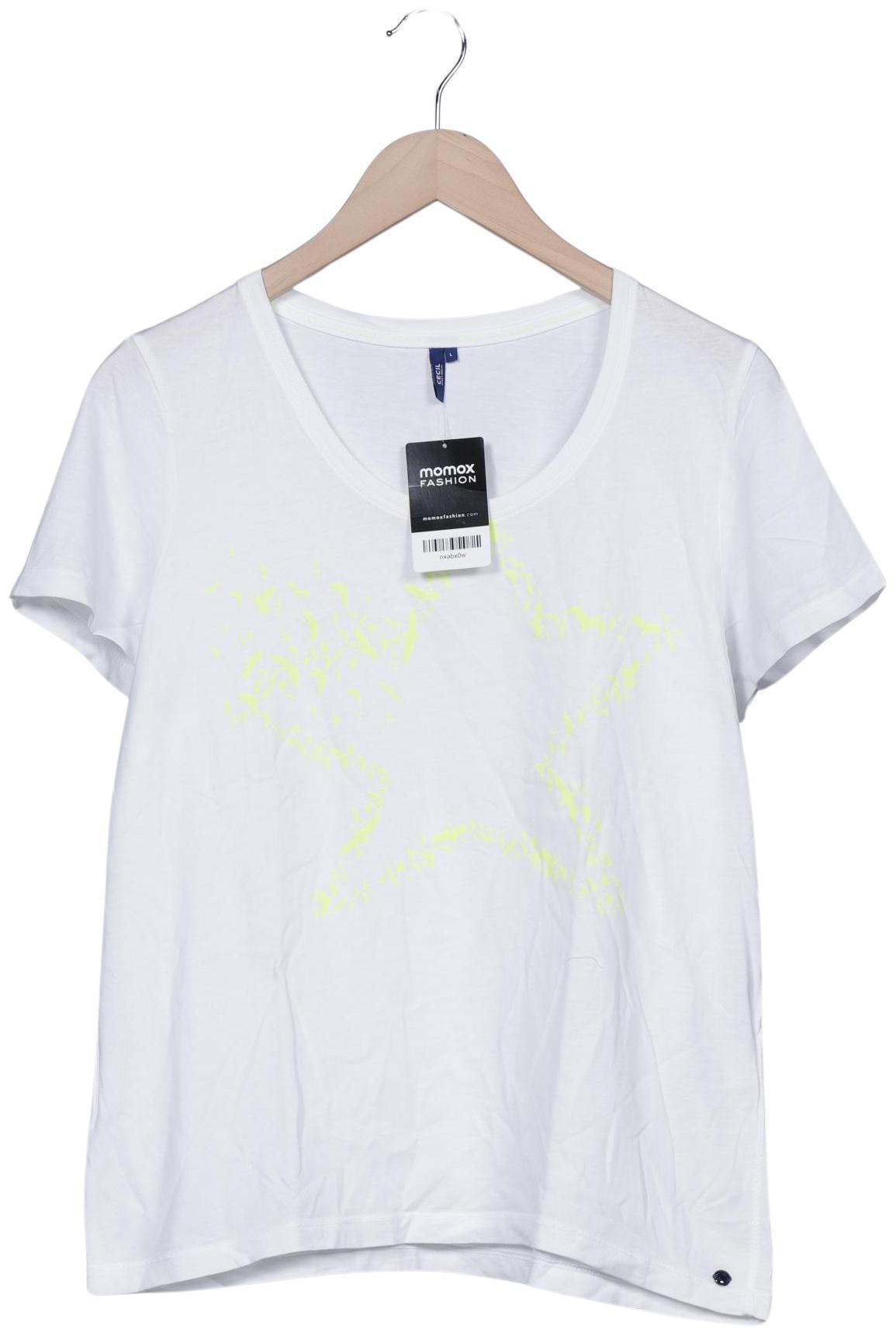 

Cecil Damen T-Shirt, weiß, Gr. 42