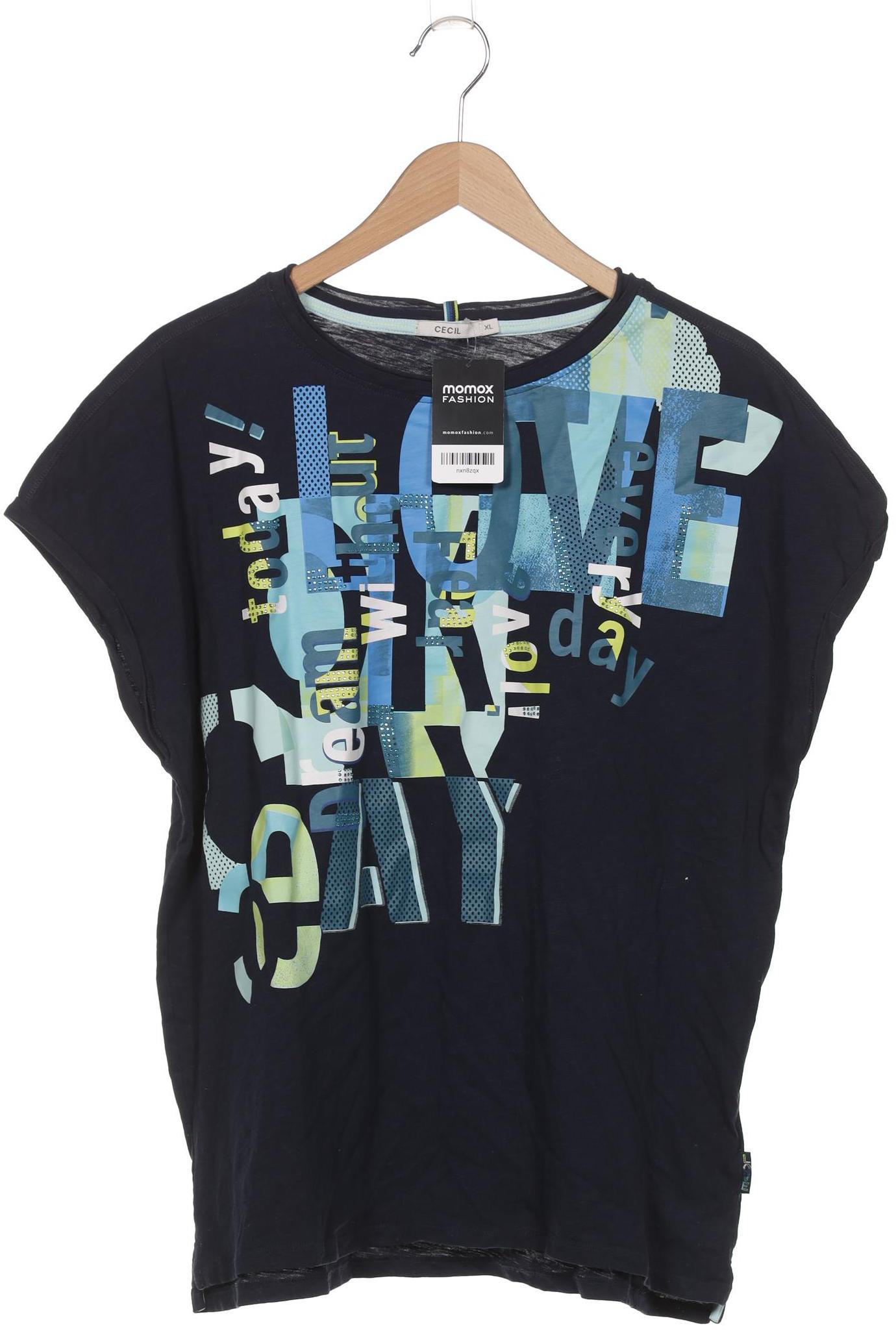 

Cecil Damen T-Shirt, marineblau, Gr. 44