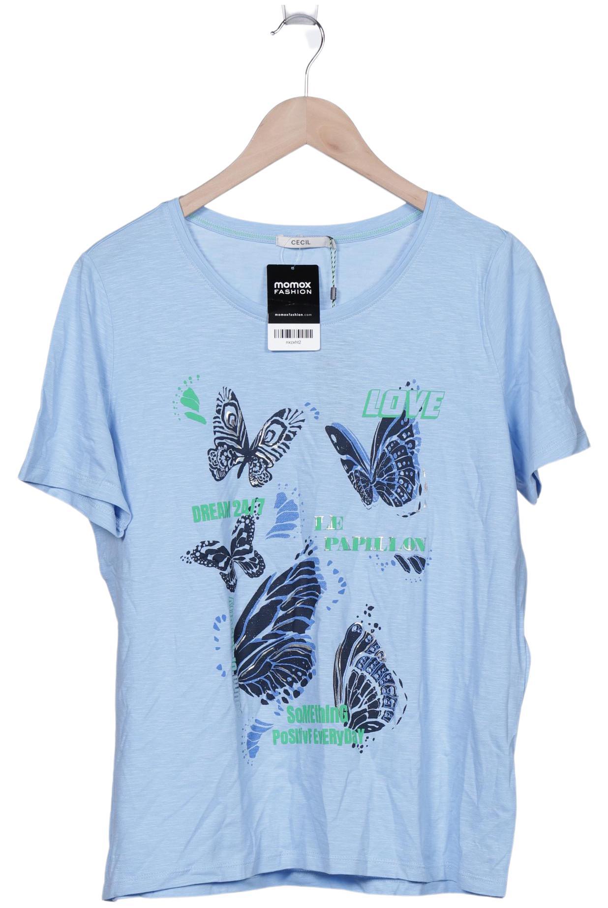 

Cecil Damen T-Shirt, blau, Gr. 38