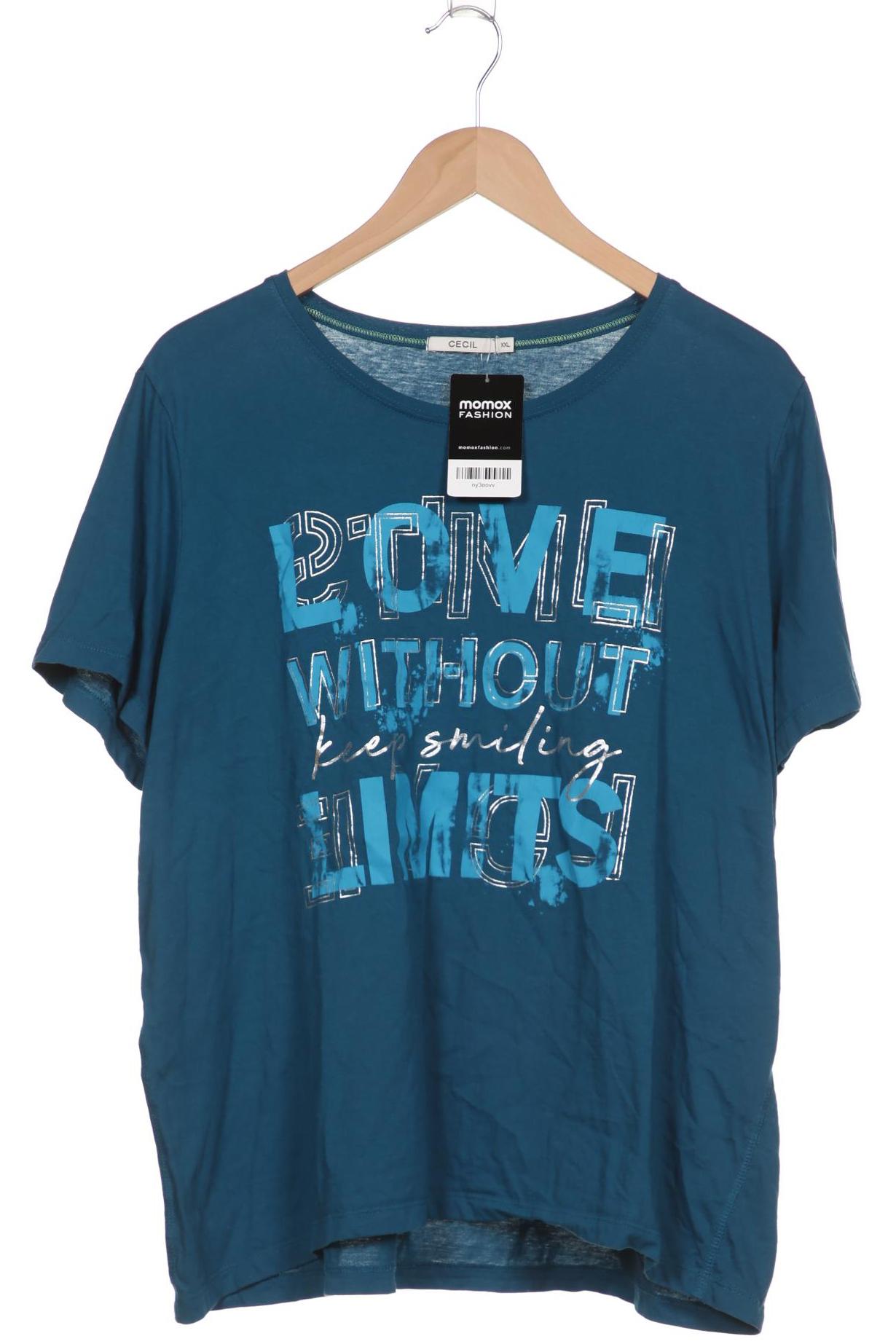 

CECIL Damen T-Shirt, blau