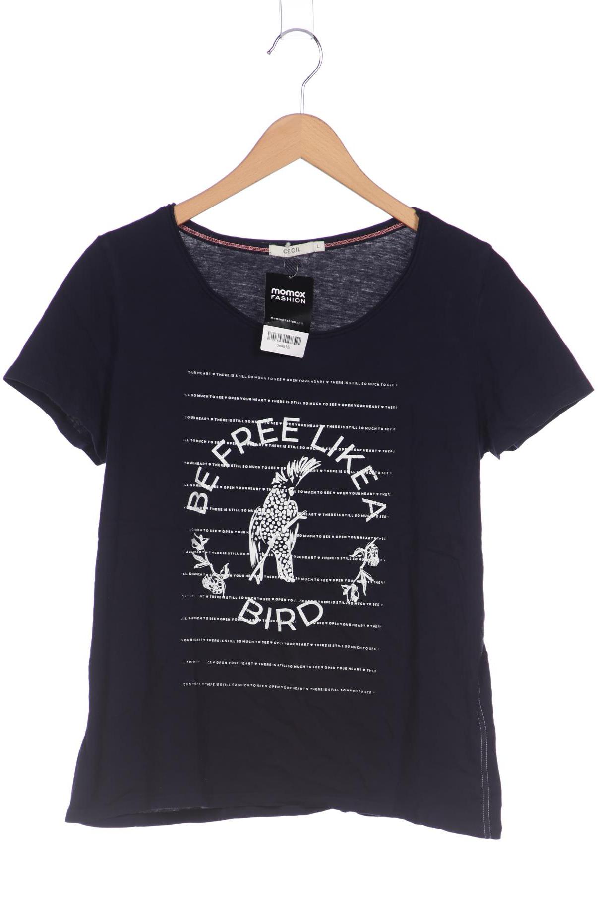

Cecil Damen T-Shirt, marineblau, Gr. 42