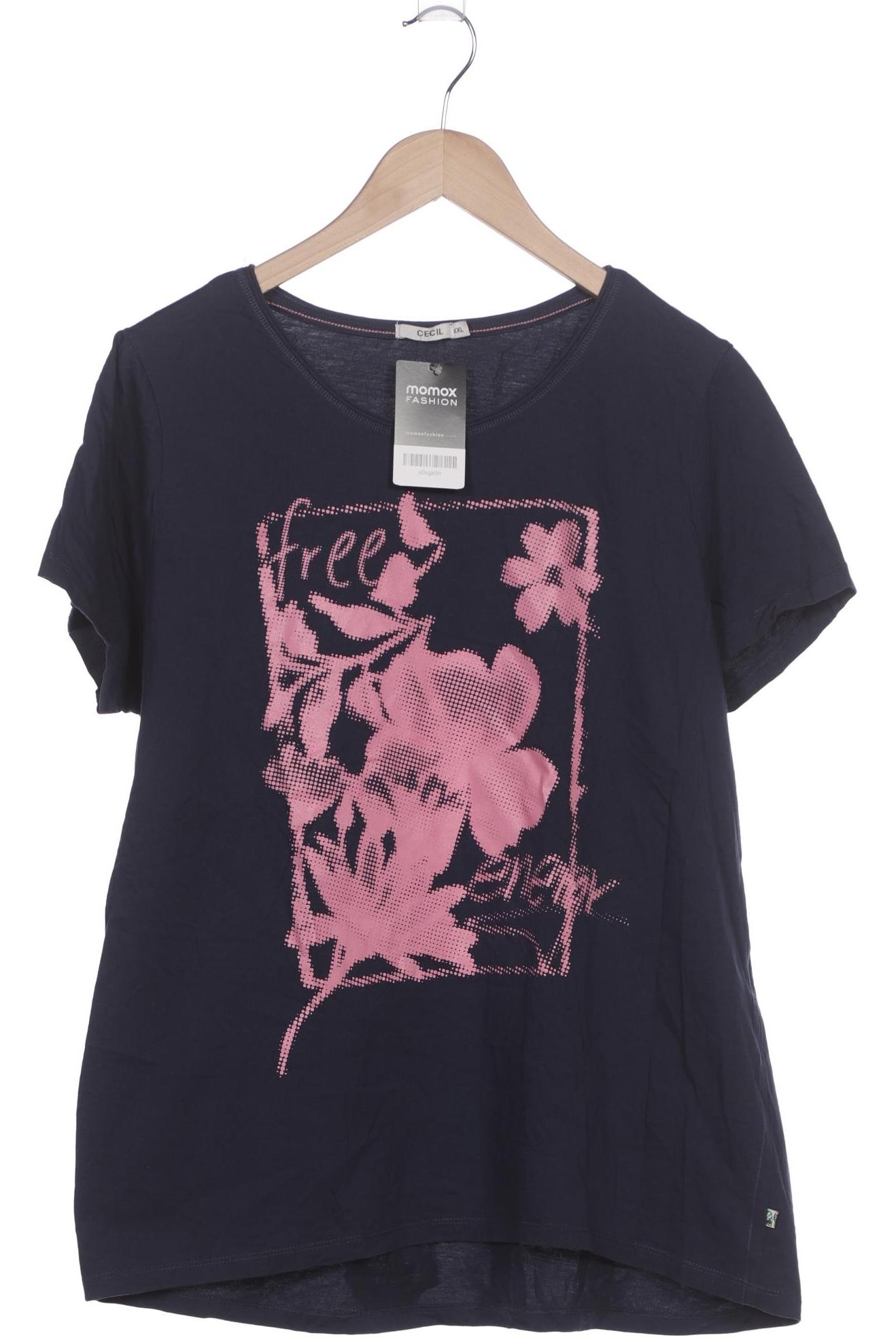 

Cecil Damen T-Shirt, marineblau, Gr. 46