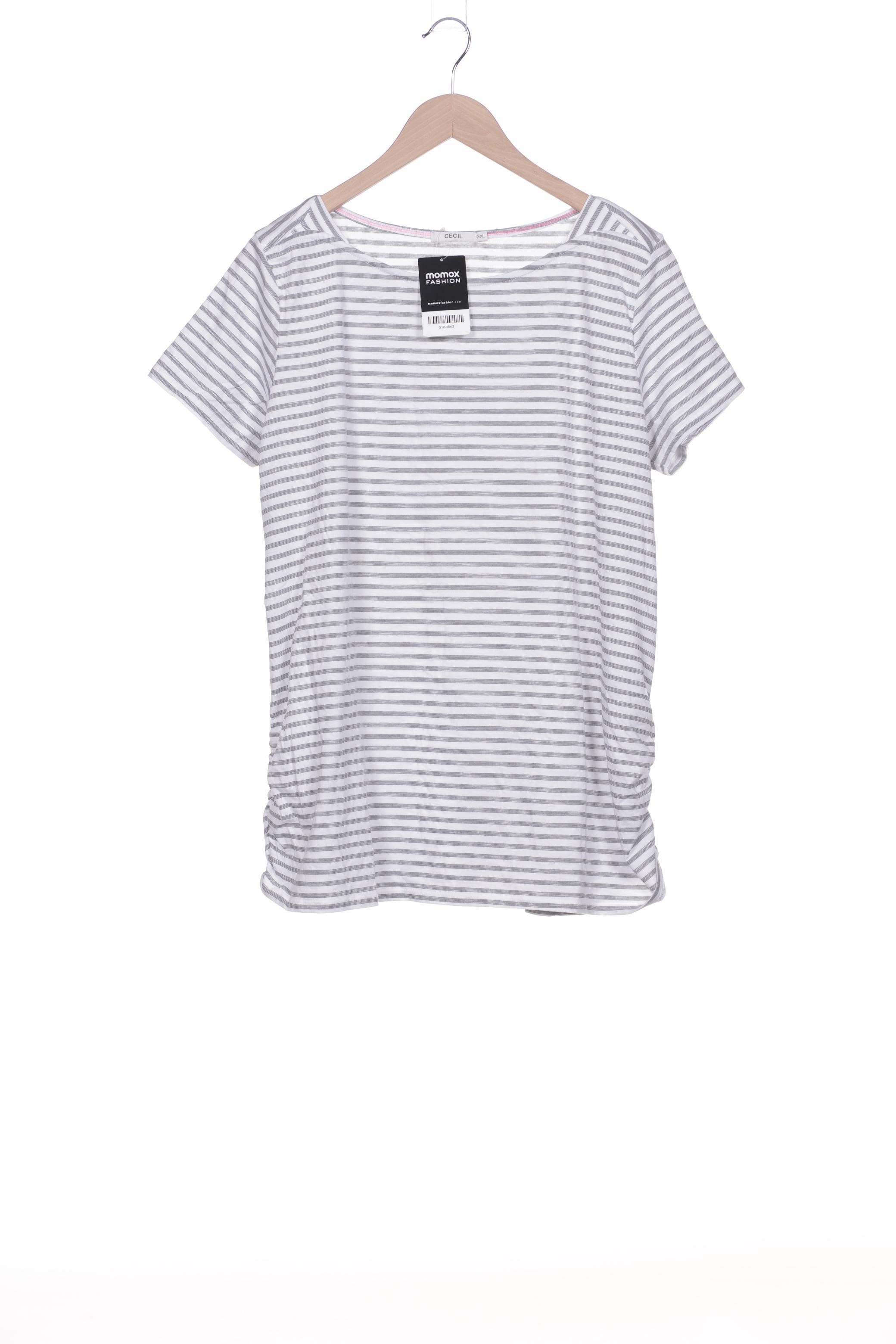 

CECIL Damen T-Shirt, cremeweiß