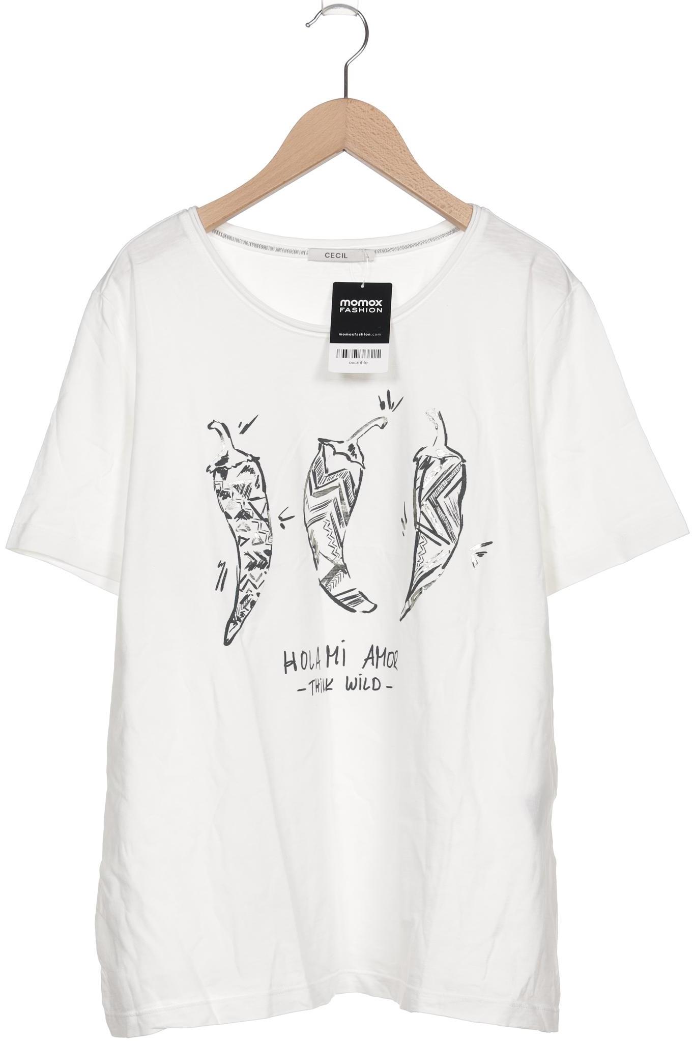 

Cecil Damen T-Shirt, weiß, Gr. 42