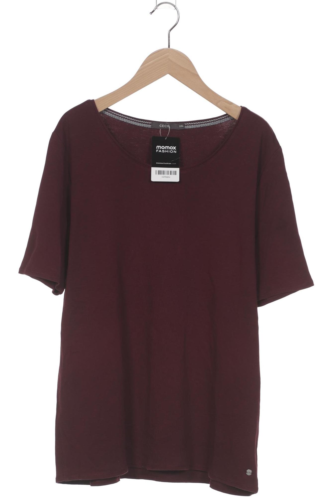 

Cecil Damen T-Shirt, bordeaux, Gr. 46