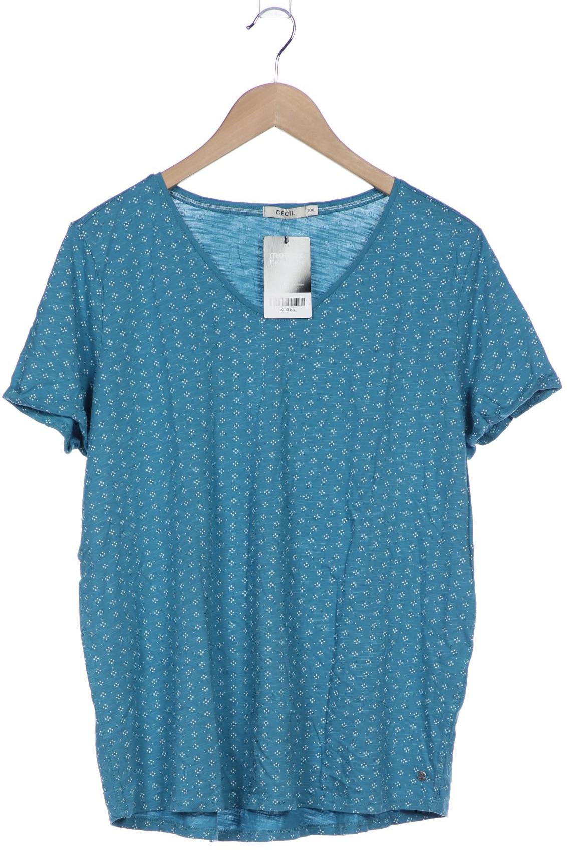 

Cecil Damen T-Shirt, blau, Gr. 46