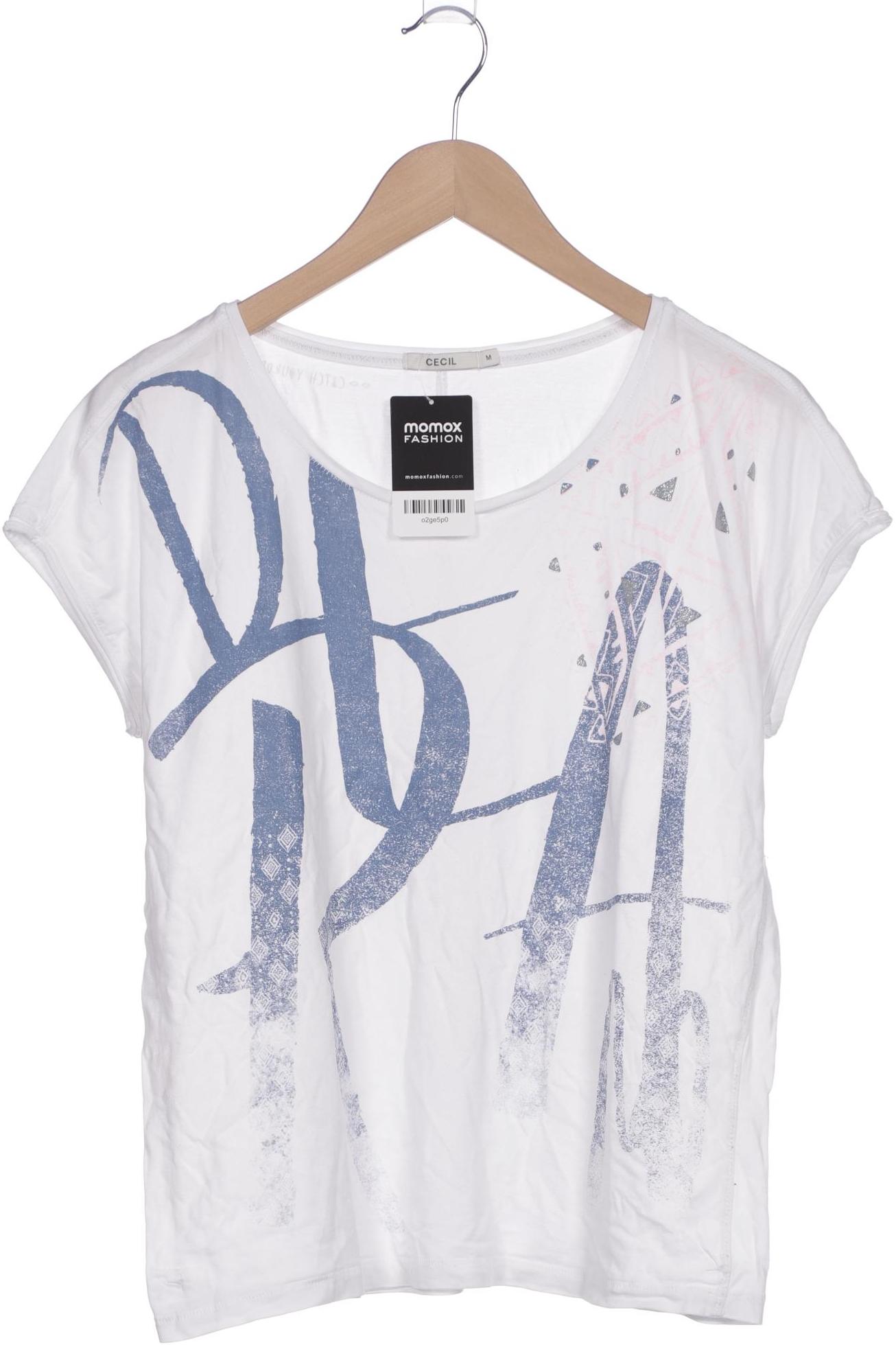 

Cecil Damen T-Shirt, weiß, Gr. 38