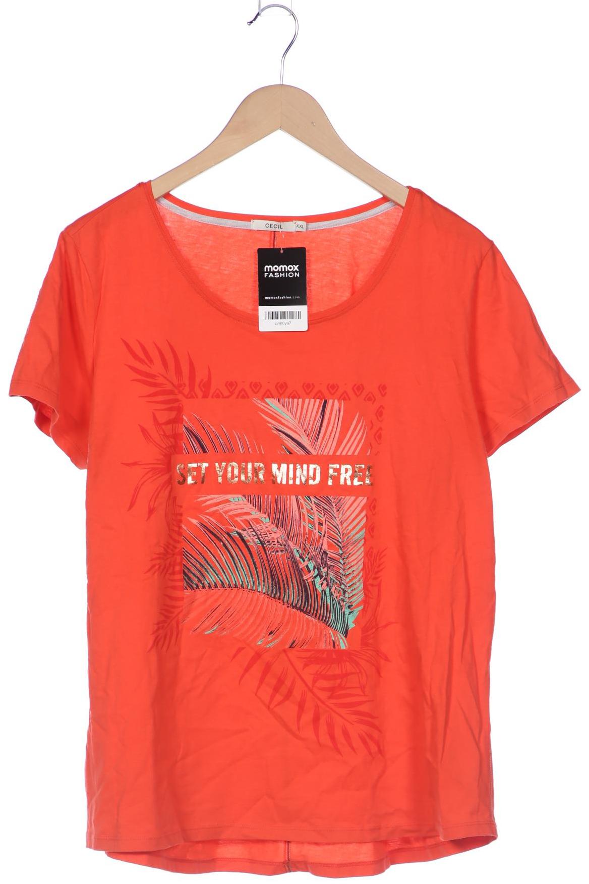 

Cecil Damen T-Shirt, orange, Gr. 46