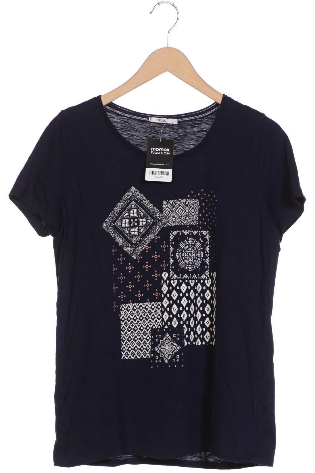 

CECIL Damen T-Shirt, marineblau