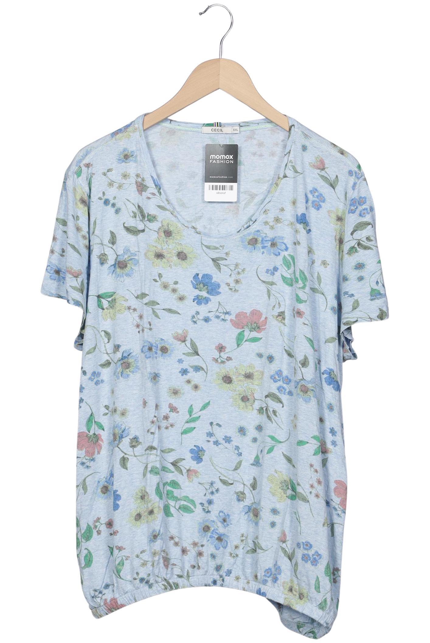 

Cecil Damen T-Shirt, hellblau, Gr. 46