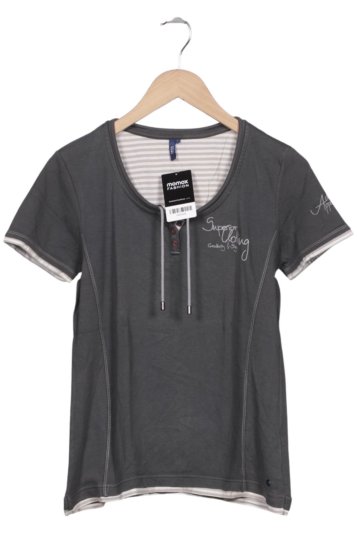

Cecil Damen T-Shirt, grau, Gr. 42