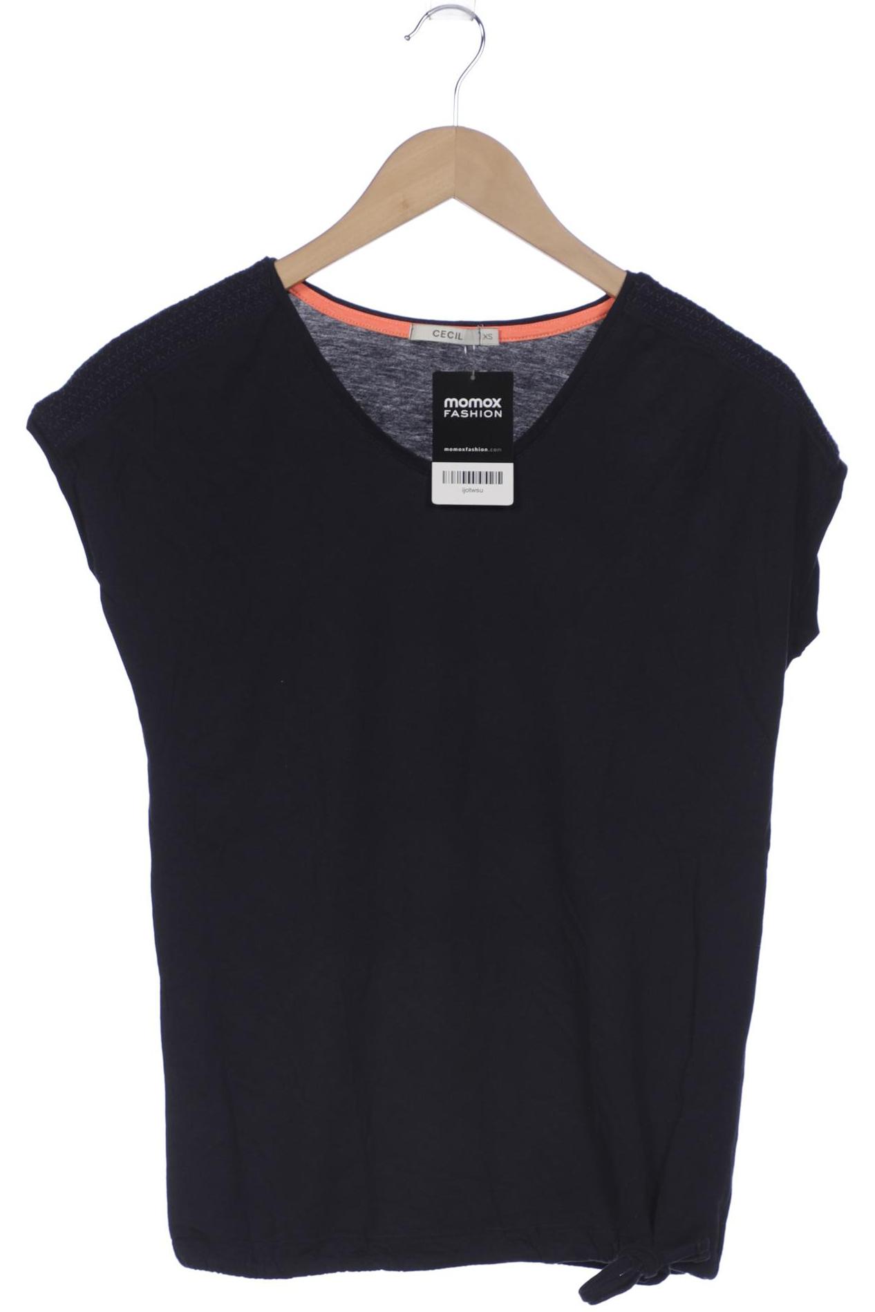

Cecil Damen T-Shirt, marineblau, Gr. 34
