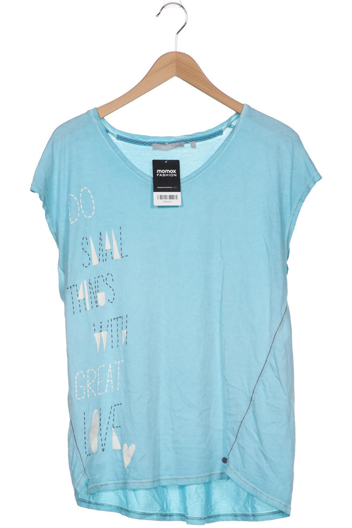 

CECIL Damen T-Shirt, blau