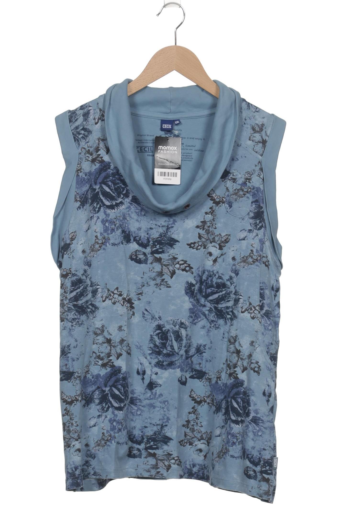 

Cecil Damen T-Shirt, blau, Gr. 46