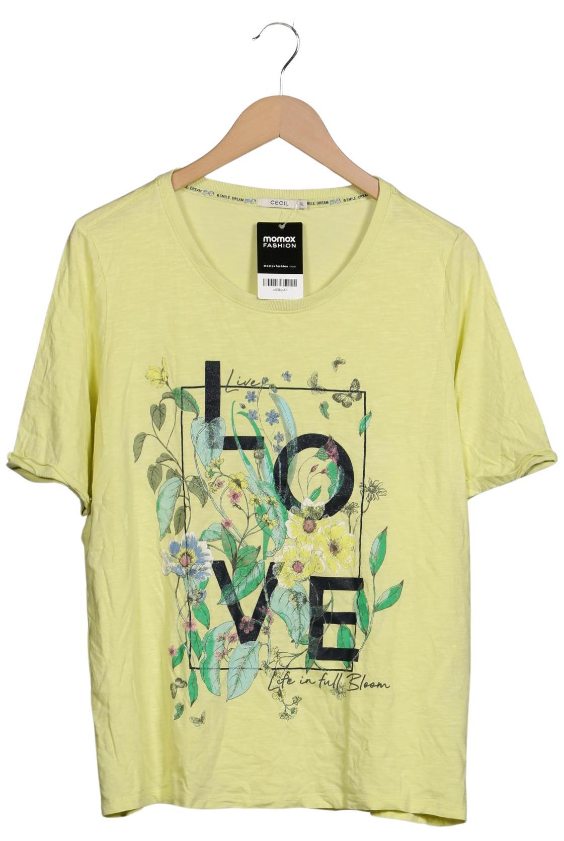 

Cecil Damen T-Shirt, hellgrün, Gr. 44
