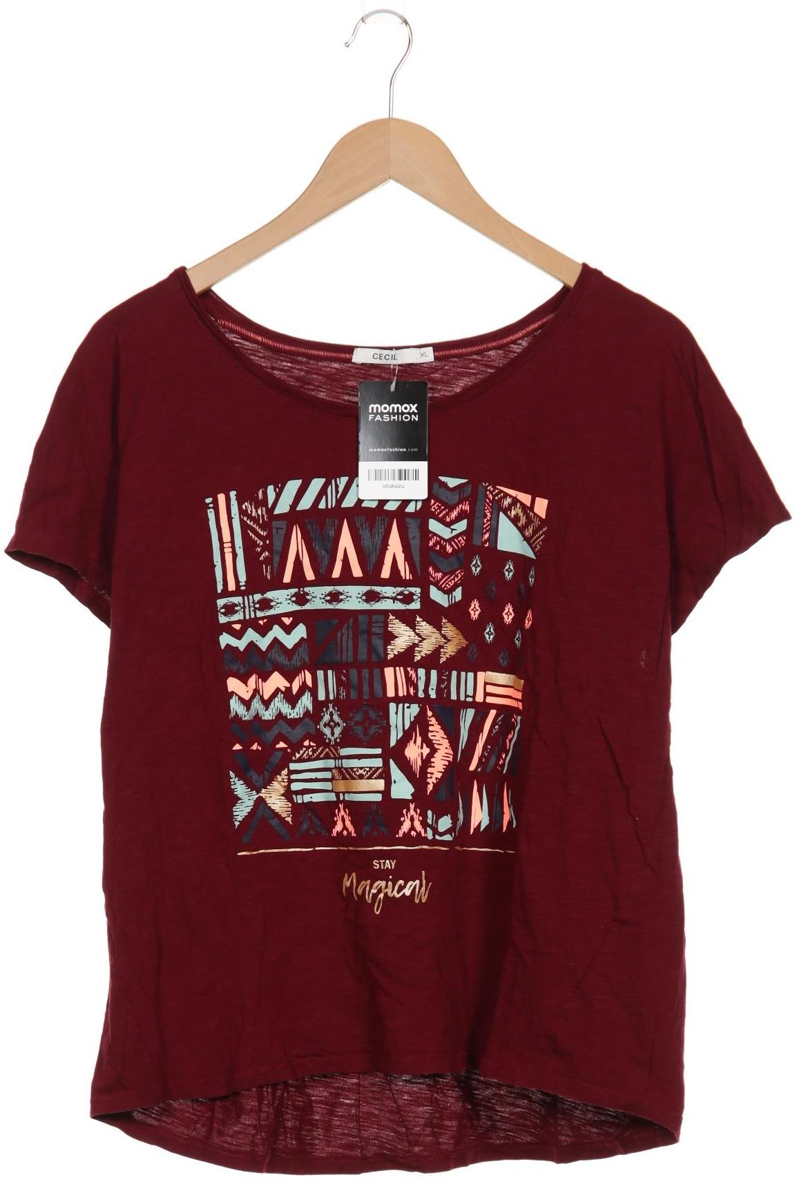 

Cecil Damen T-Shirt, bordeaux, Gr. 44