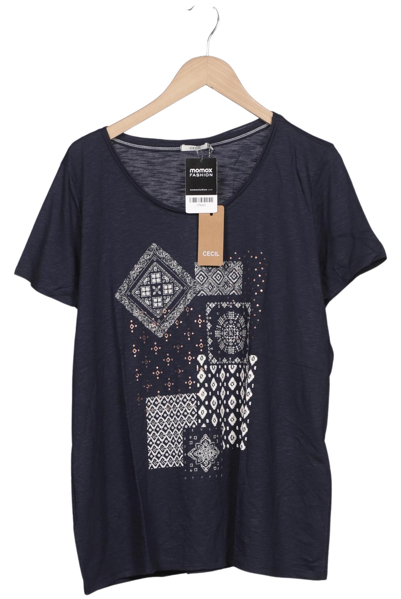 

Cecil Damen T-Shirt, marineblau, Gr. 46