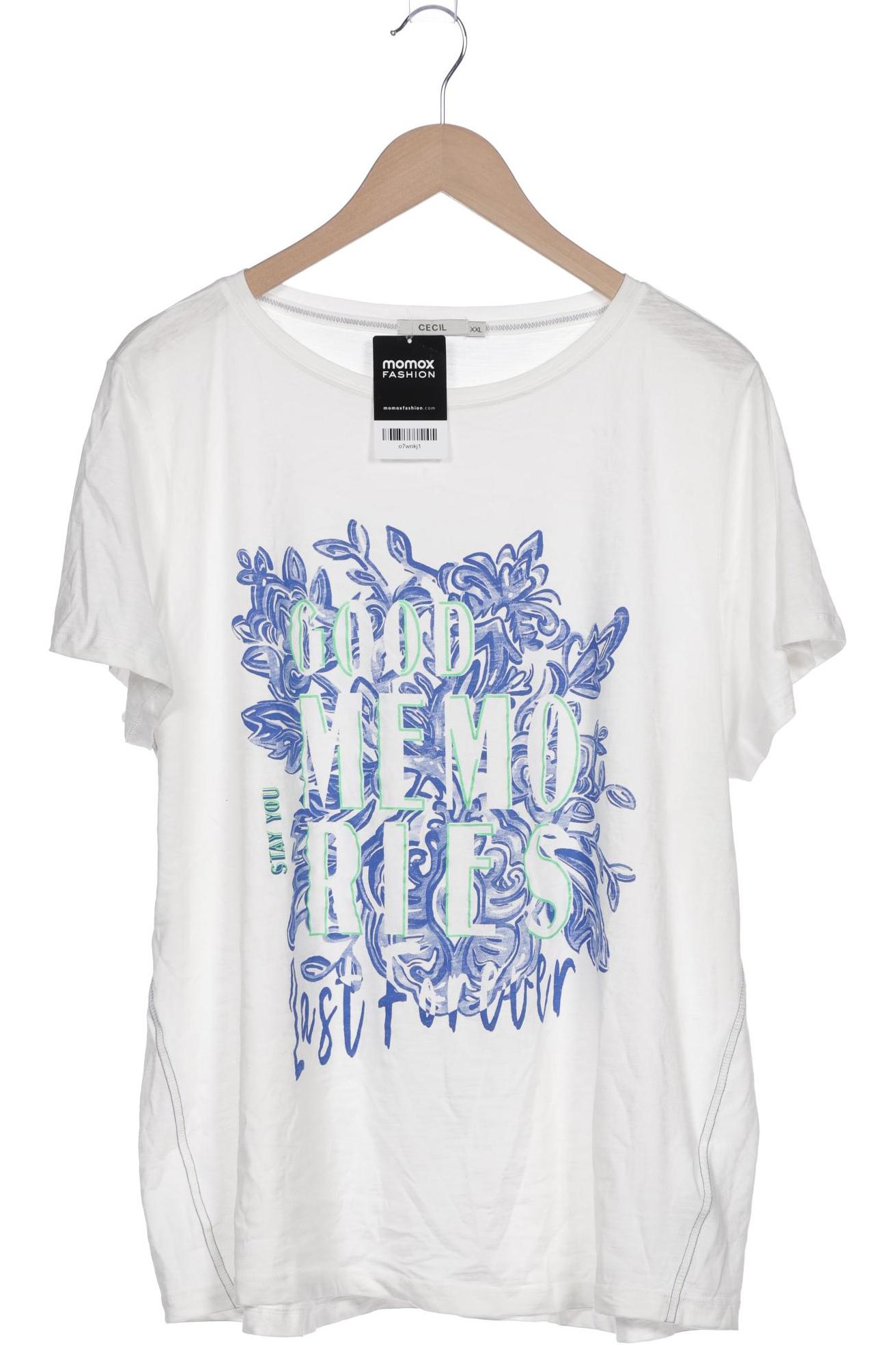 

CECIL Damen T-Shirt, weiß