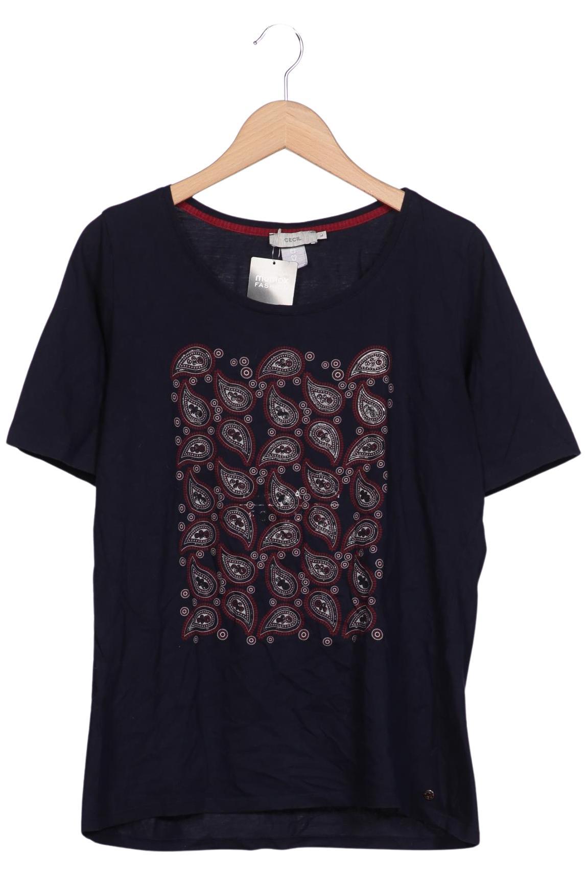 

Cecil Damen T-Shirt, marineblau, Gr. 42