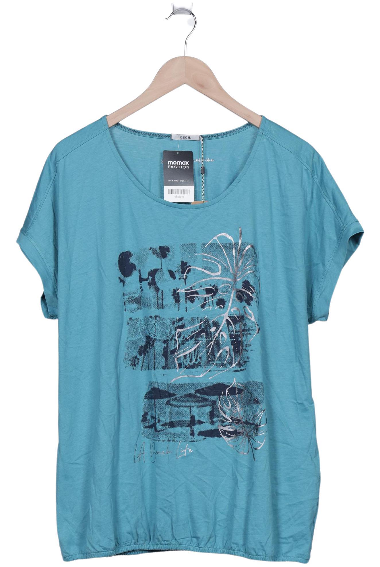 

Cecil Damen T-Shirt, türkis, Gr. 44
