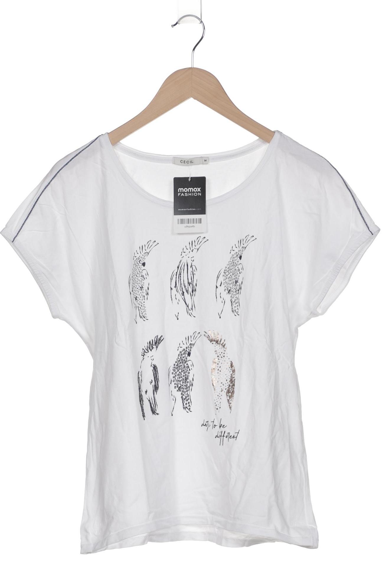 

Cecil Damen T-Shirt, weiß, Gr. 38