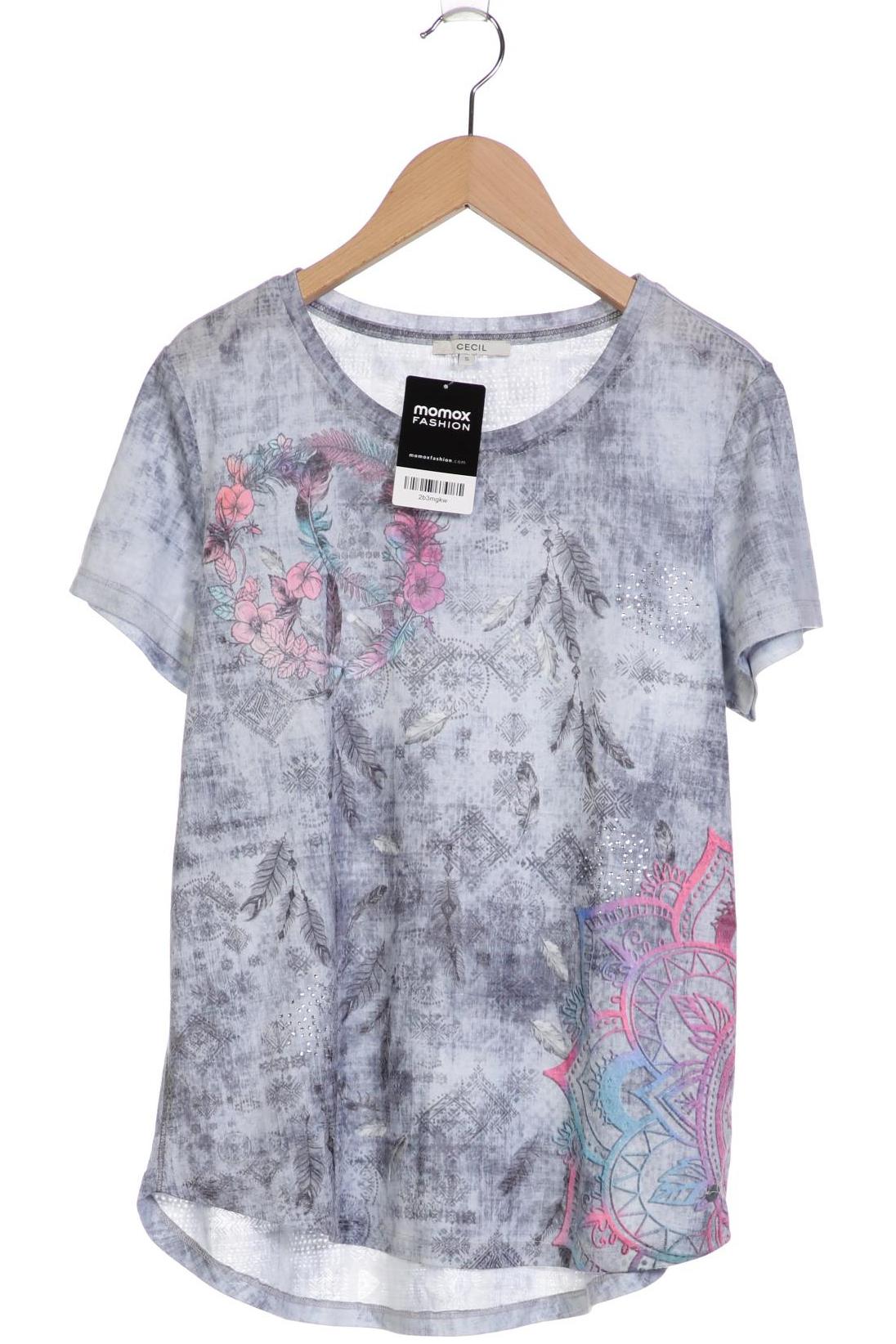 

Cecil Damen T-Shirt, grau, Gr. 36