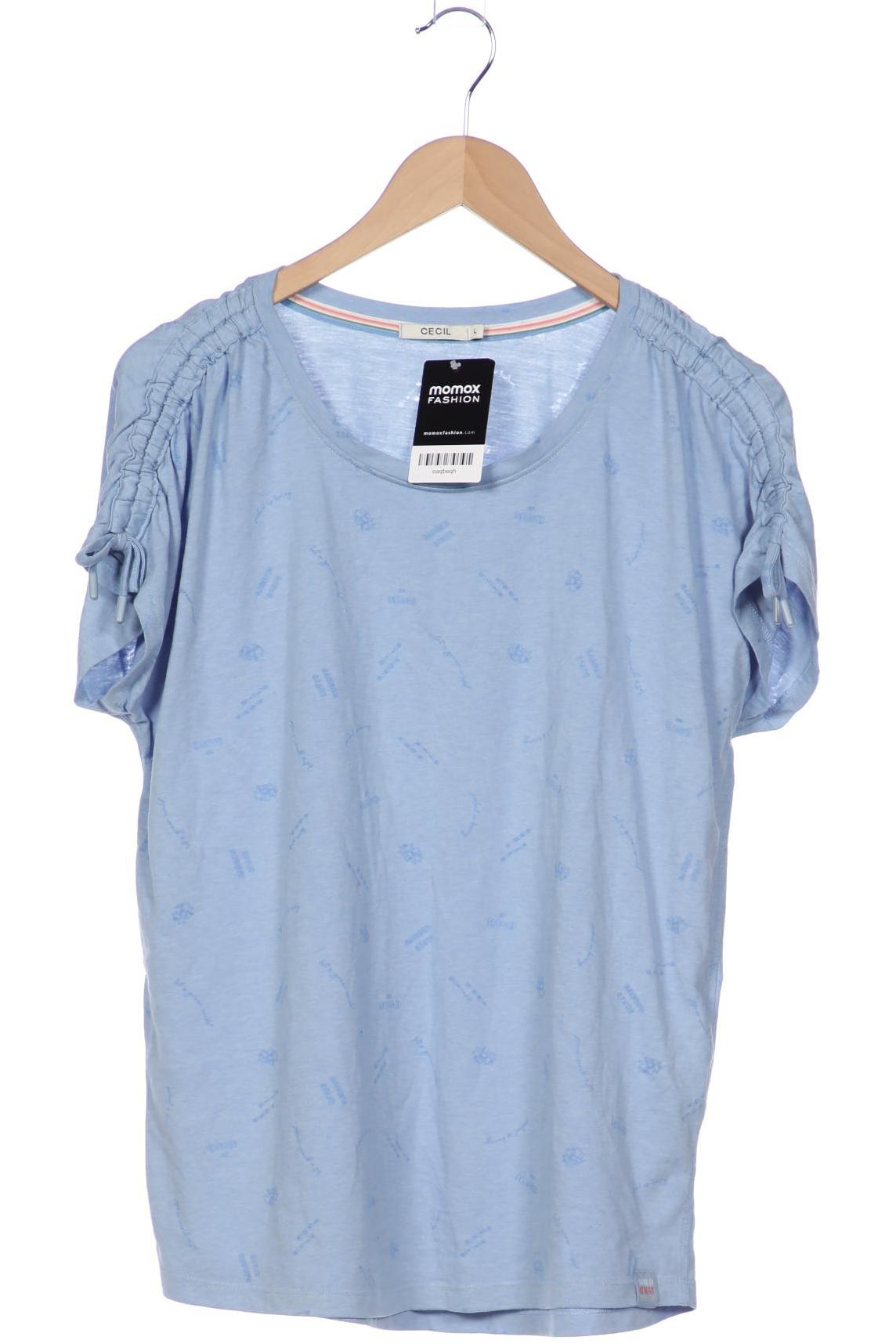 

CECIL Damen T-Shirt, hellblau