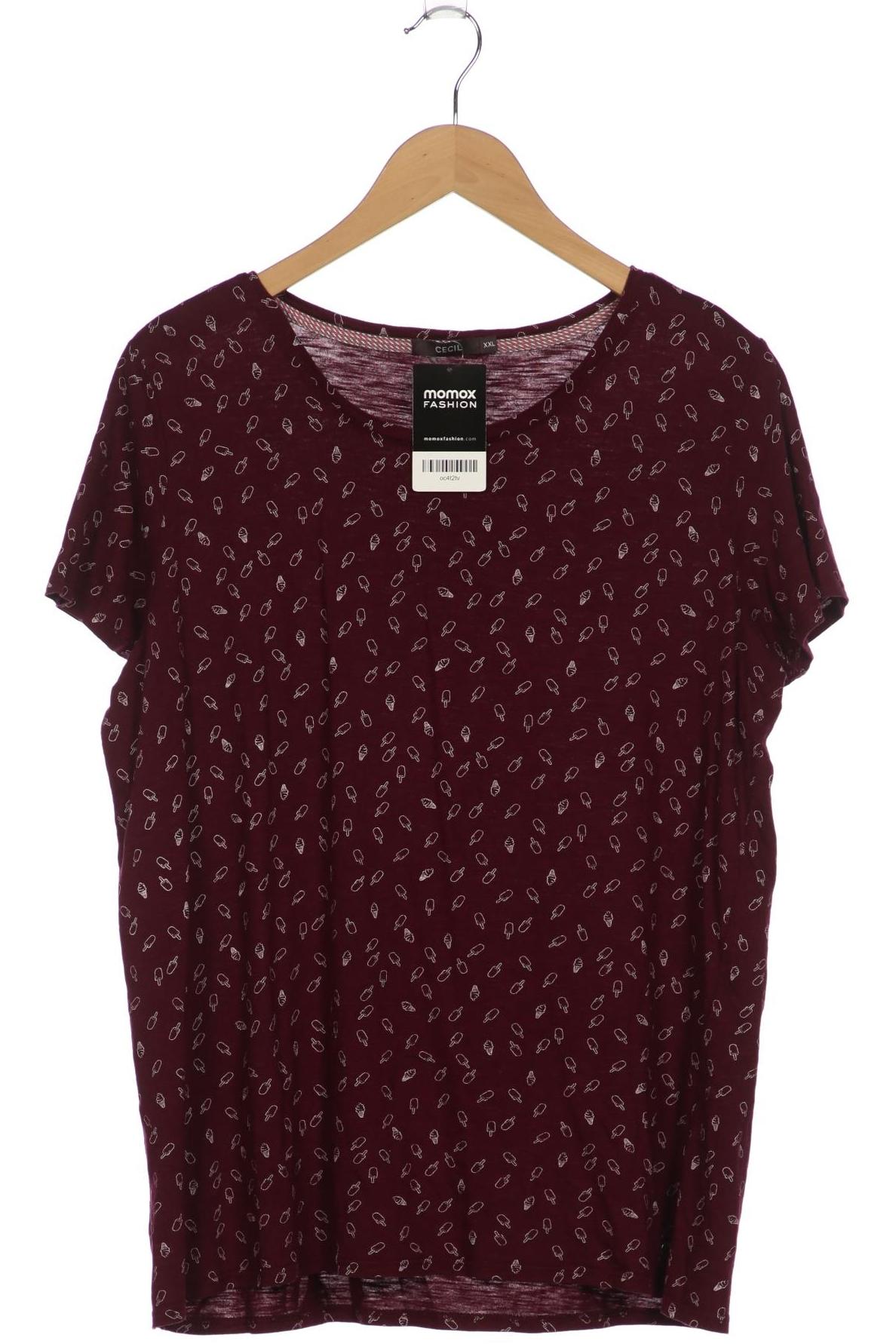 

Cecil Damen T-Shirt, bordeaux, Gr. 46